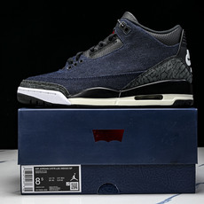 Air Jordan3 x Levi's AJ3李维斯联名牛仔蓝男子运动鞋IH7959-400 YZ00 Air Jordan3 x Levi's AJ3李维斯联名牛仔蓝男子运动鞋IH7959-400 YZ00