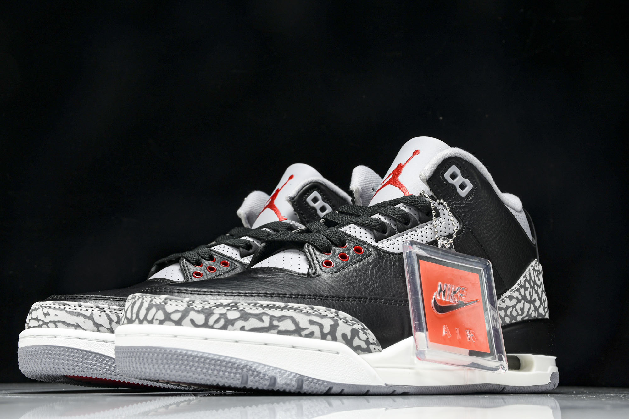 Air Jordan 3 Retro“Fire Red 黑白灰 DN3707 010 #YZ015大厂出