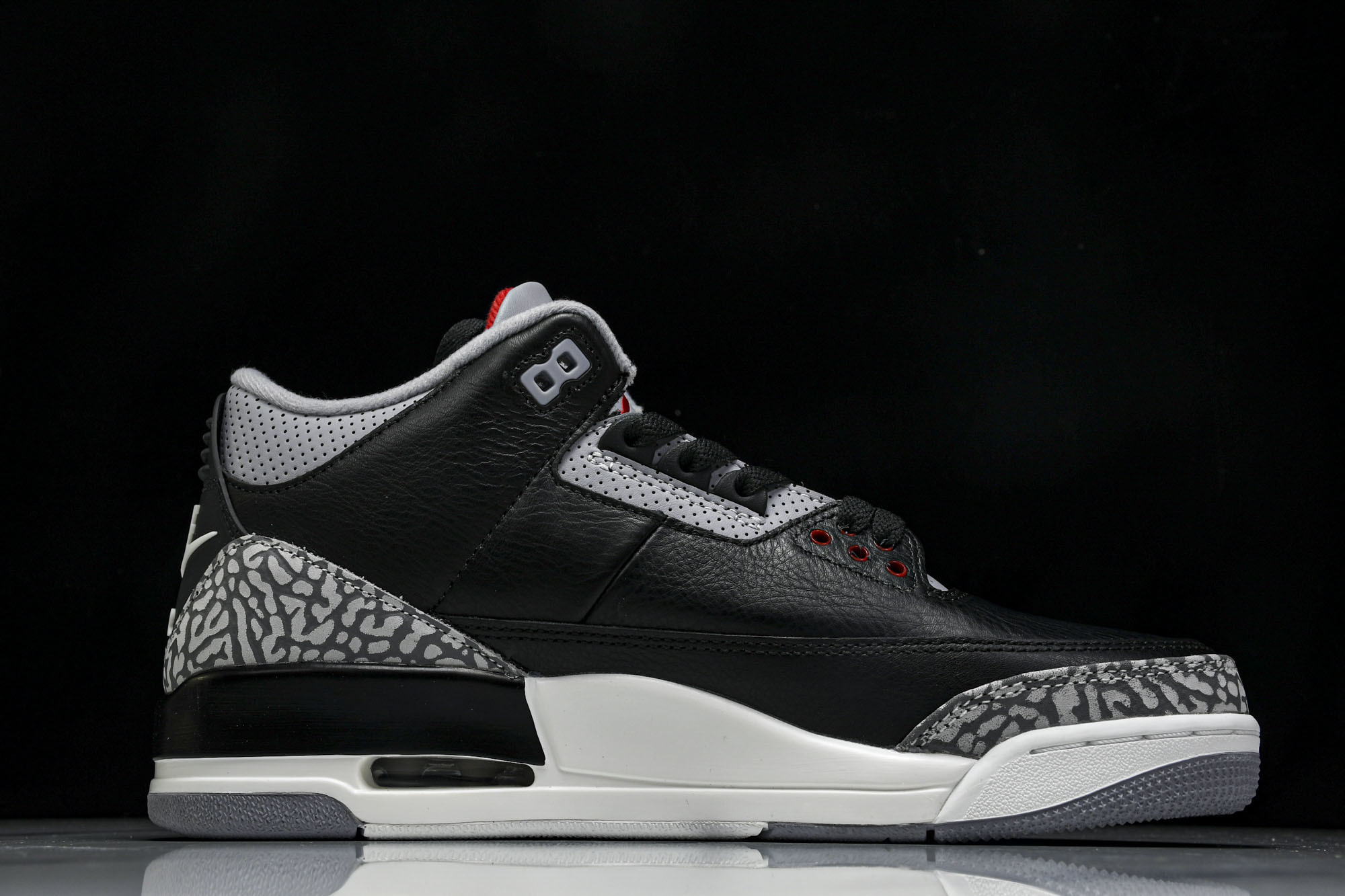 Air Jordan 3 Retro“Fire Red 黑白灰 DN3707 010 #YZ015大厂出