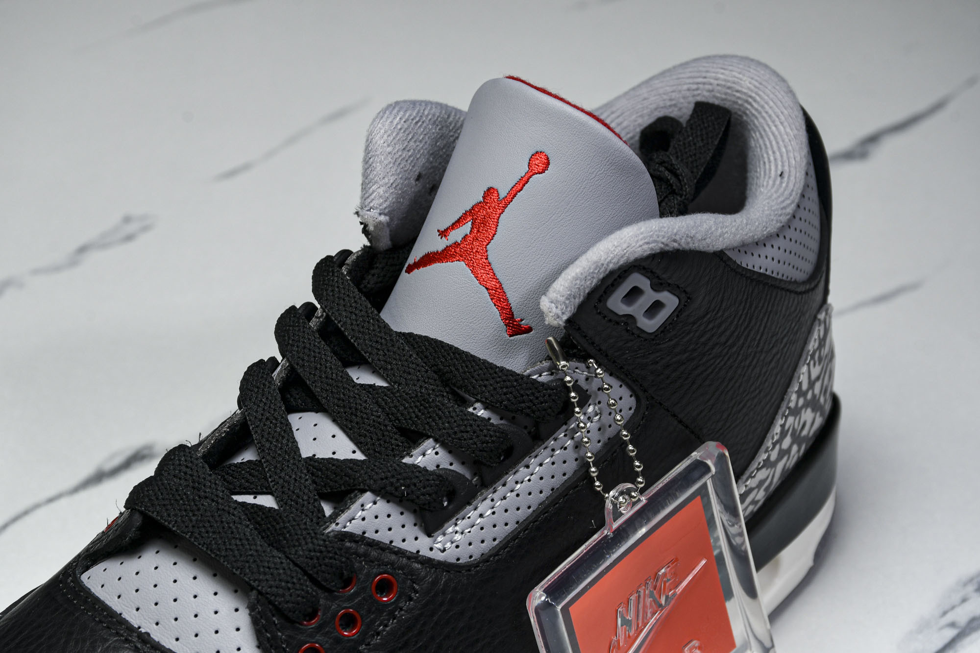 Air Jordan 3 Retro“Fire Red 黑白灰 DN3707 010 #YZ015大厂出