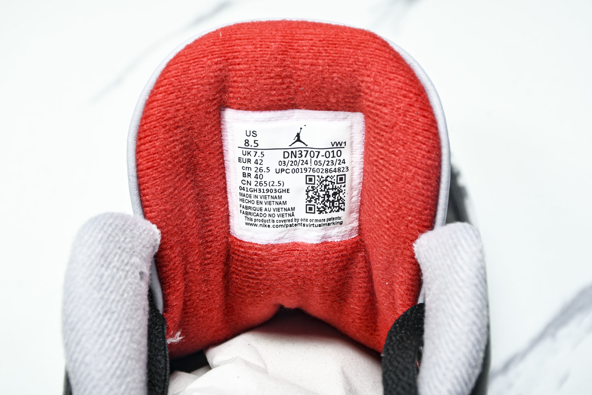 Air Jordan 3 Retro“Fire Red 黑白灰 DN3707 010 #YZ015大厂出