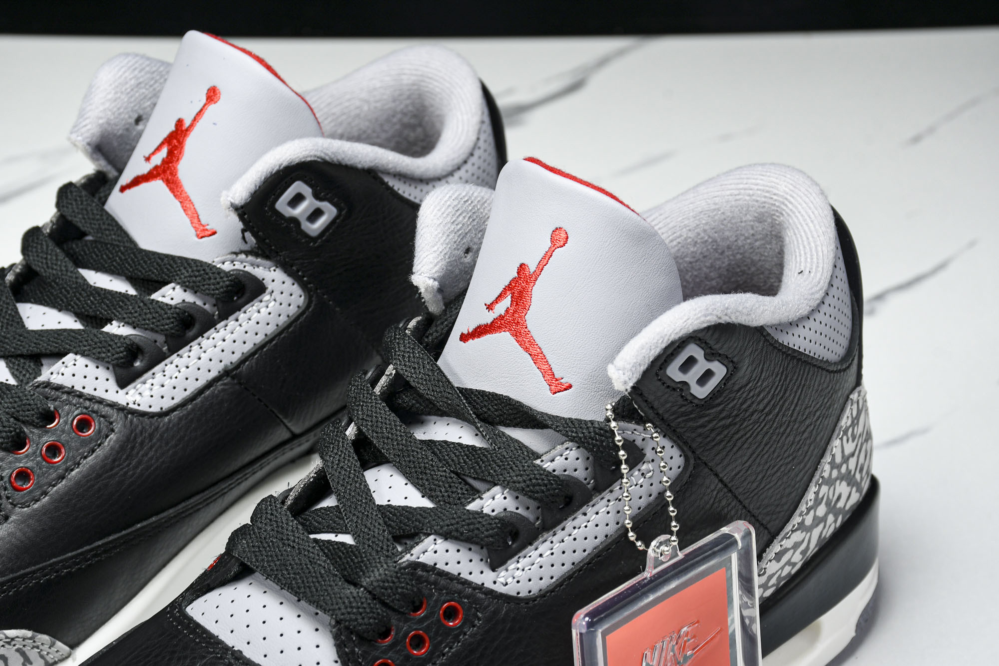 Air Jordan 3 Retro“Fire Red 黑白灰 DN3707 010 #YZ015大厂出