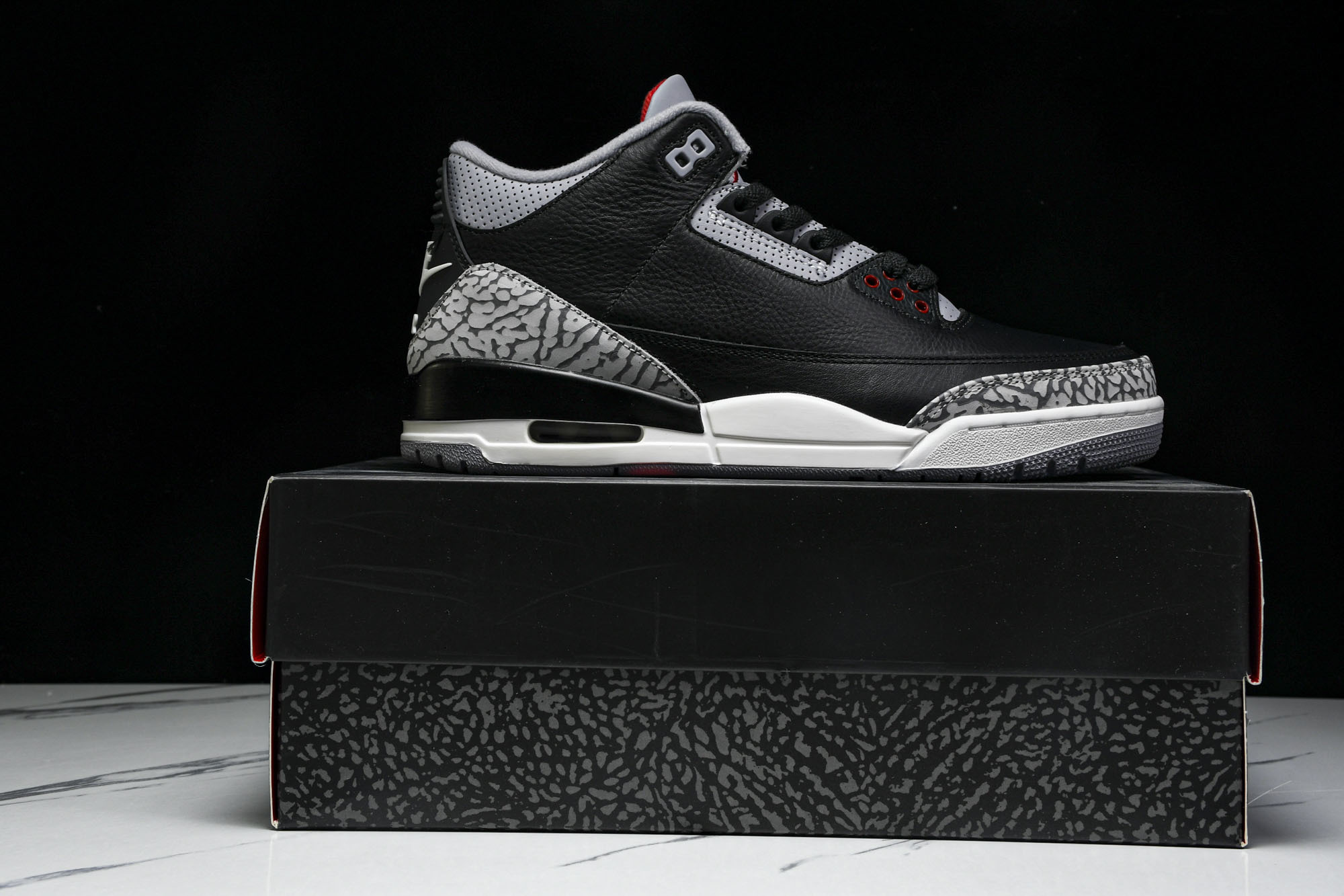 Air Jordan 3 Retro“Fire Red 黑白灰 DN3707 010 #YZ015大厂出