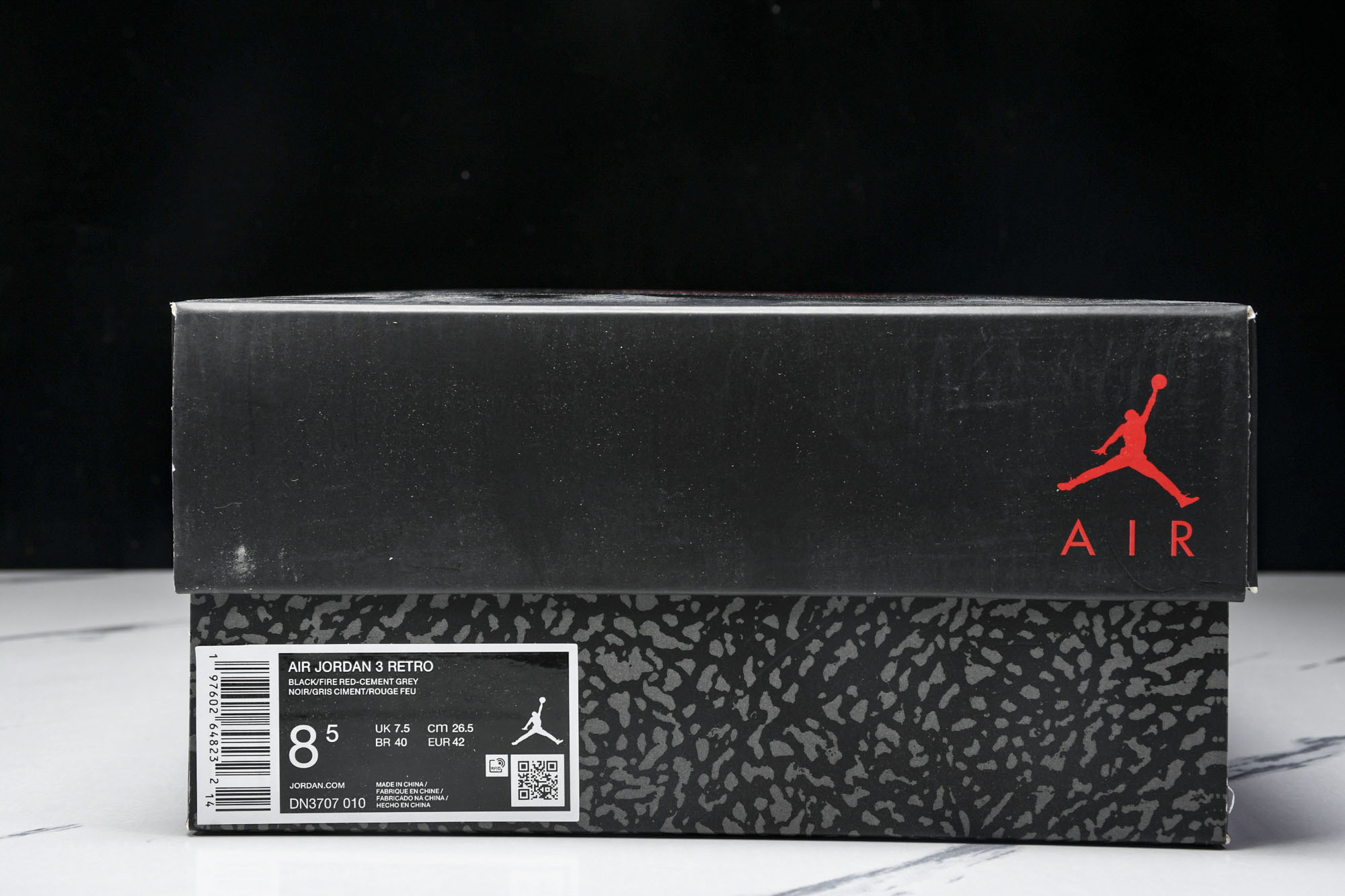 Air Jordan 3 Retro“Fire Red 黑白灰 DN3707 010 #YZ015大厂出
