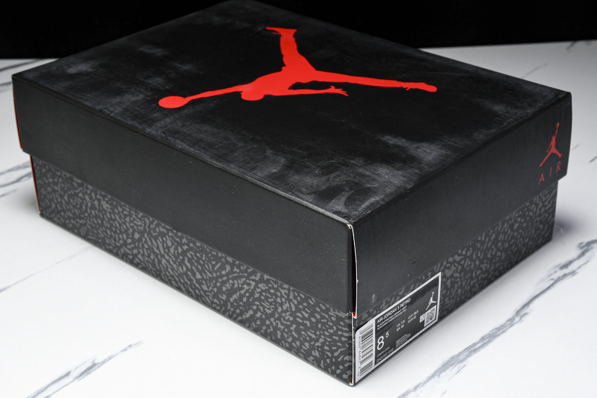 Air Jordan 3 Retro“Fire Red 黑白灰 DN3707 010 #YZ015大厂出