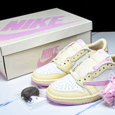 Air Jordan 1 Retro Low OG SP Travis Scott Shy Pink 粉 Air Jordan 1 Retro Low OG SP Travis Scott Shy Pink 粉