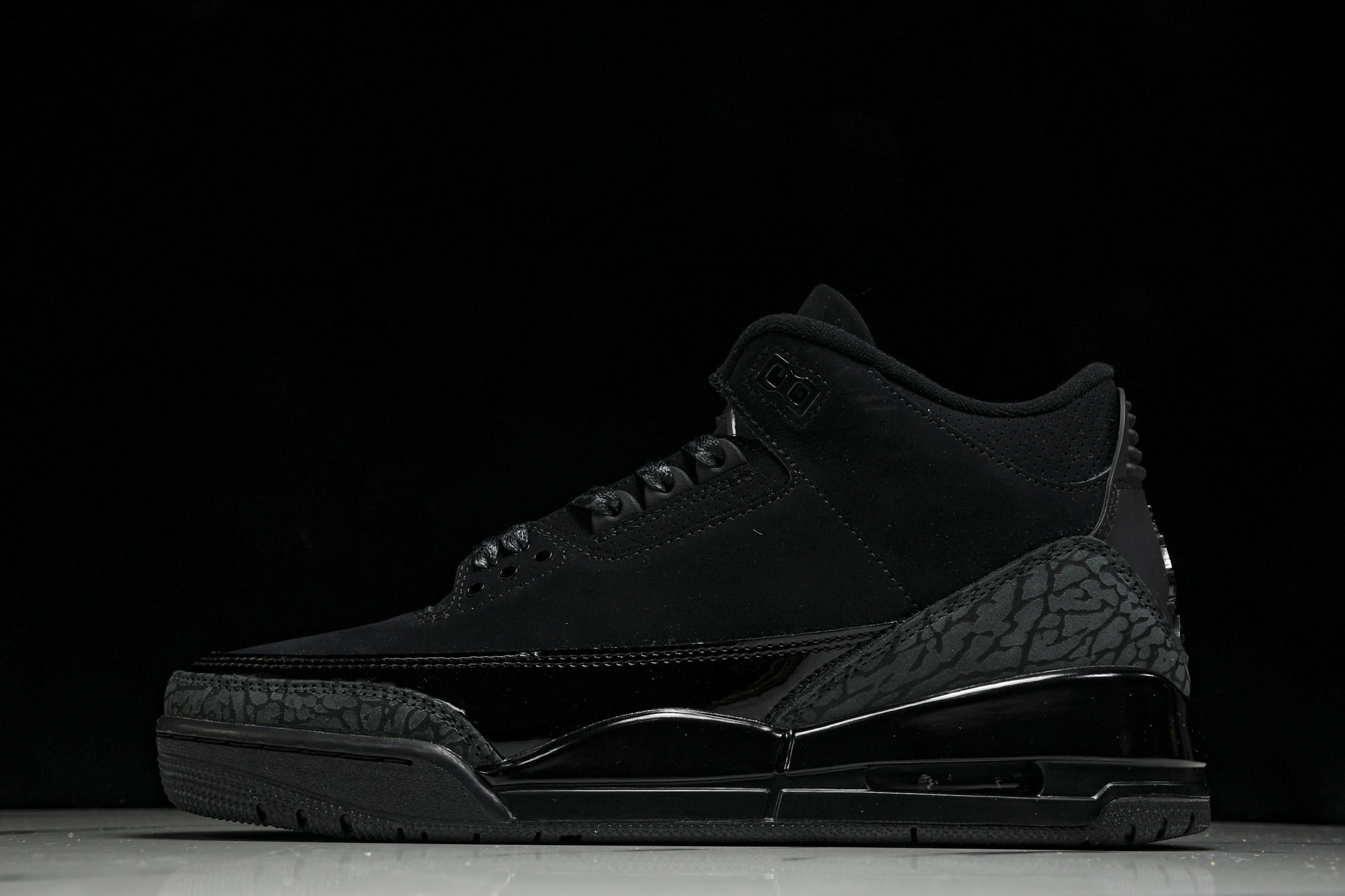Air Jordan 3 Retro Black Cat 黑猫 CT8532-001 #YZ015大厂出