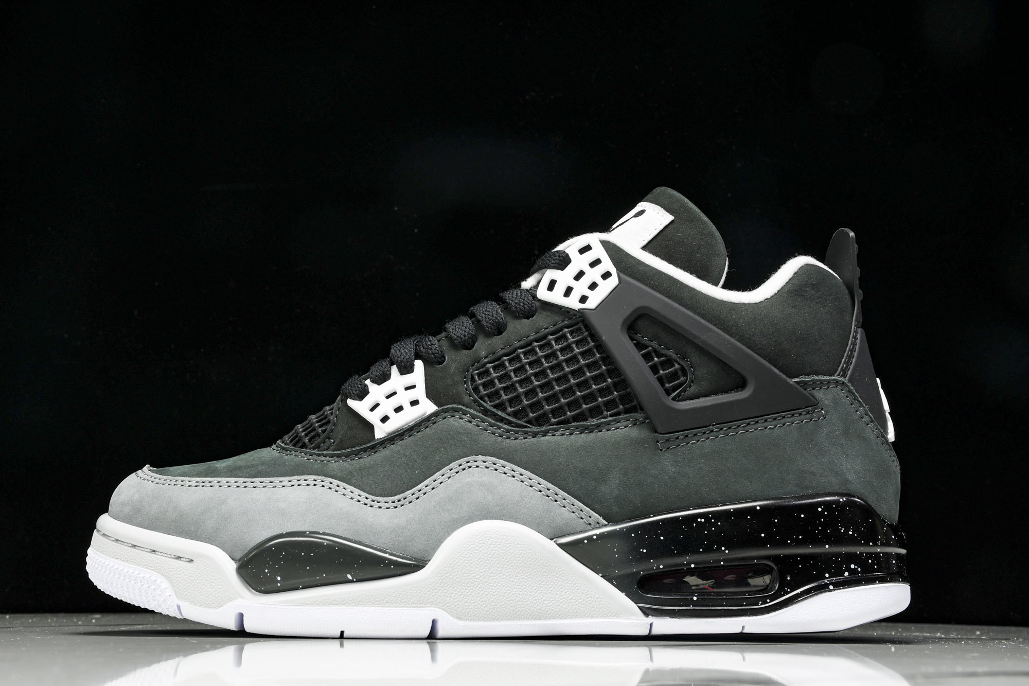 Air Jordan 4 Fear 恐惧 黑灰 FQ8138-002 #YZ01536 36.5 37.