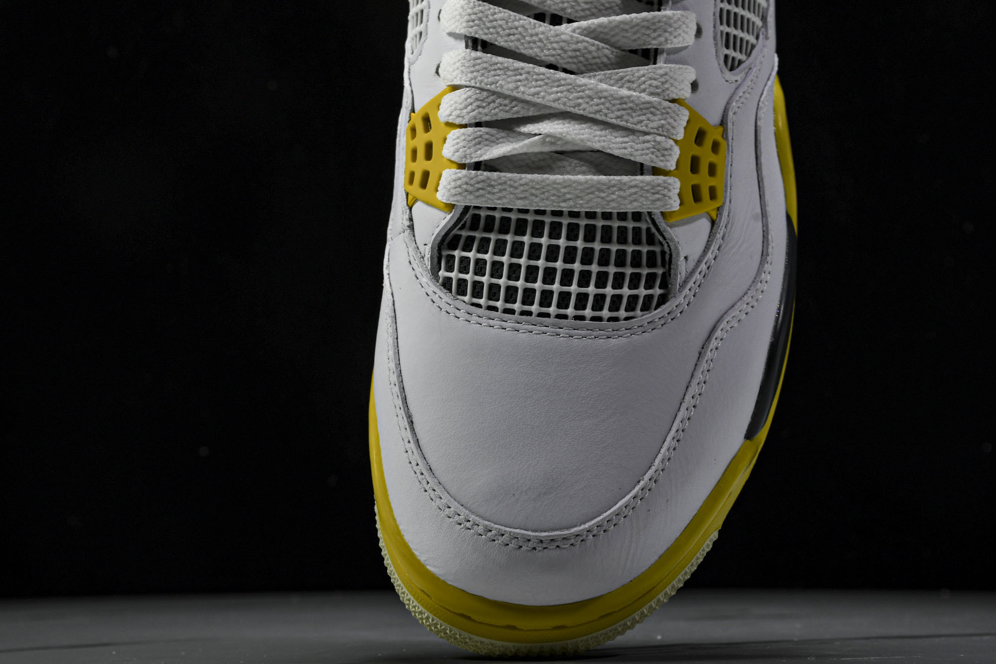 Air Jordan 4 Retro 白雷公 白黄 AQ9129-101 #YZ015大厂出品原楦原纸板
