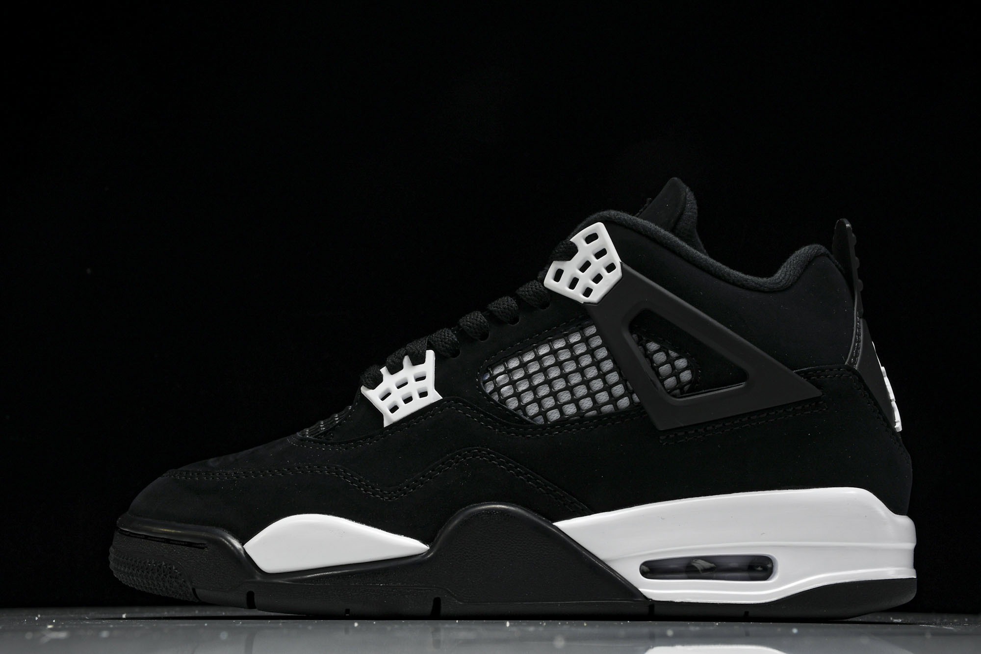 Air Jordan 4 Retro“White Thunder”黑白雷电 FQ8138-001 #YZ