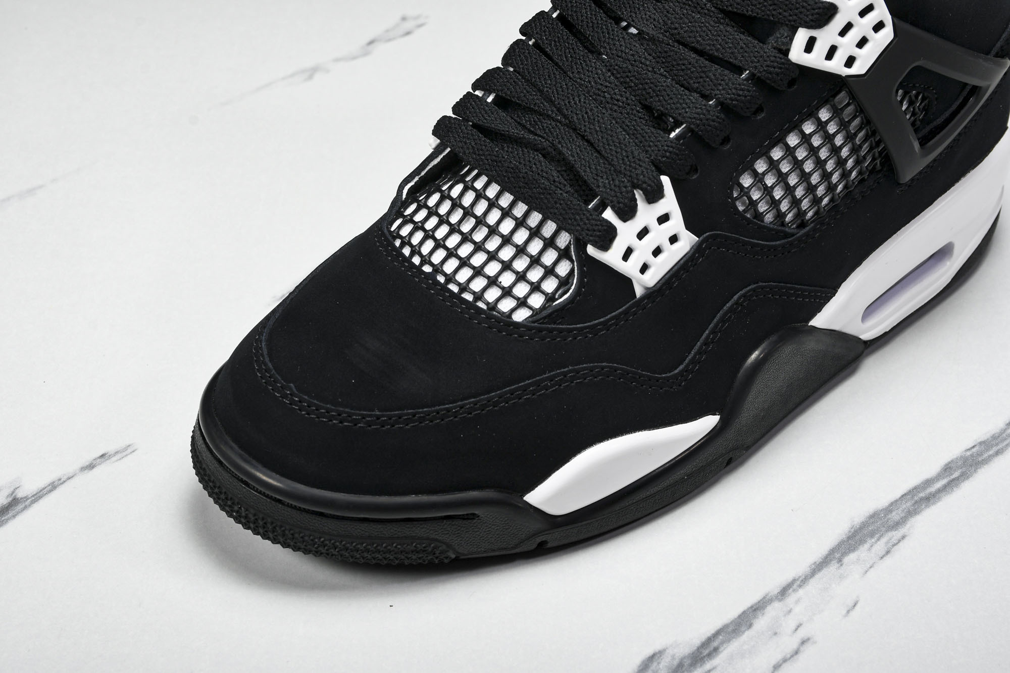 Air Jordan 4 Retro“White Thunder”黑白雷电 FQ8138-001 #YZ