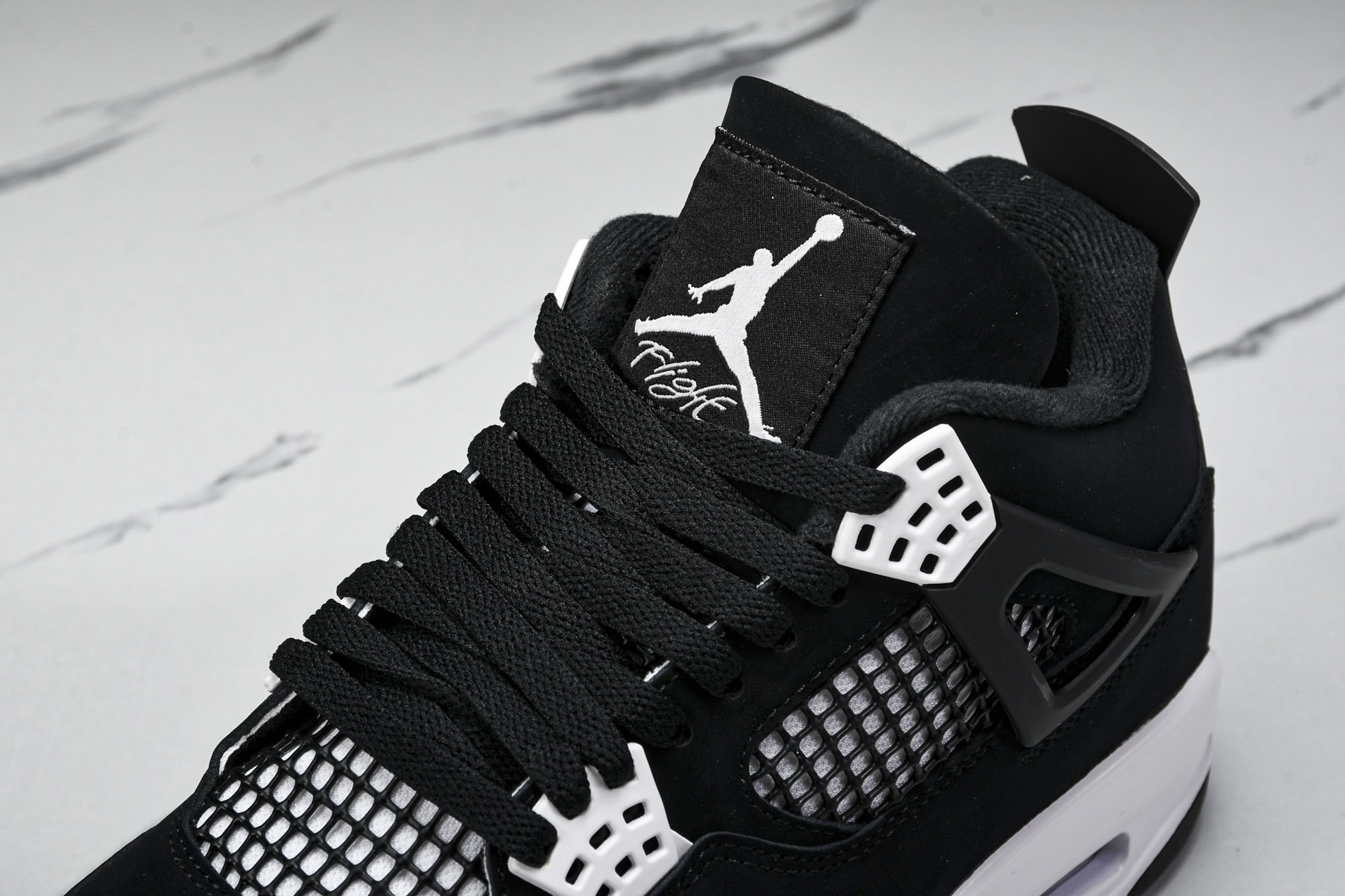 Air Jordan 4 Retro“White Thunder”黑白雷电 FQ8138-001 #YZ