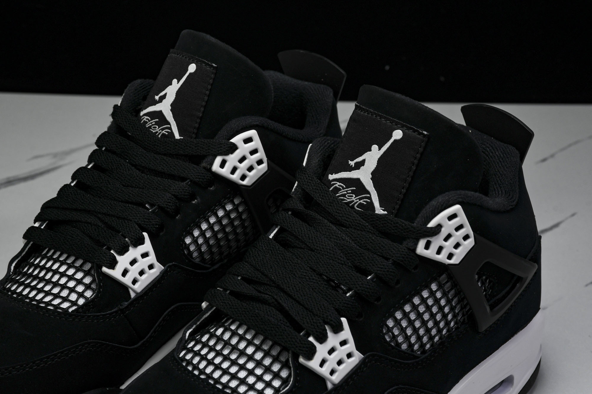 Air Jordan 4 Retro“White Thunder”黑白雷电 FQ8138-001 #YZ