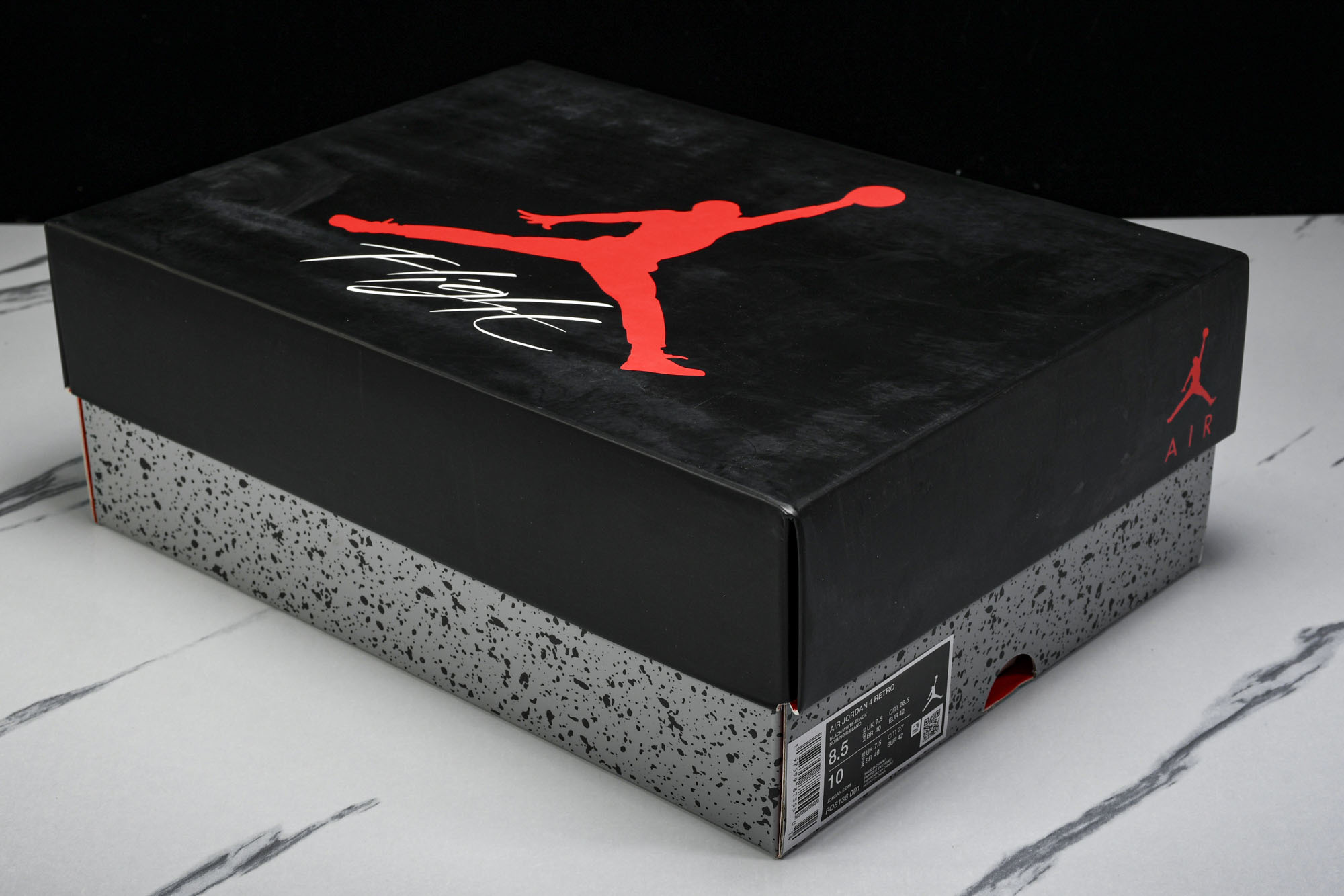Air Jordan 4 Retro“White Thunder”黑白雷电 FQ8138-001 #YZ