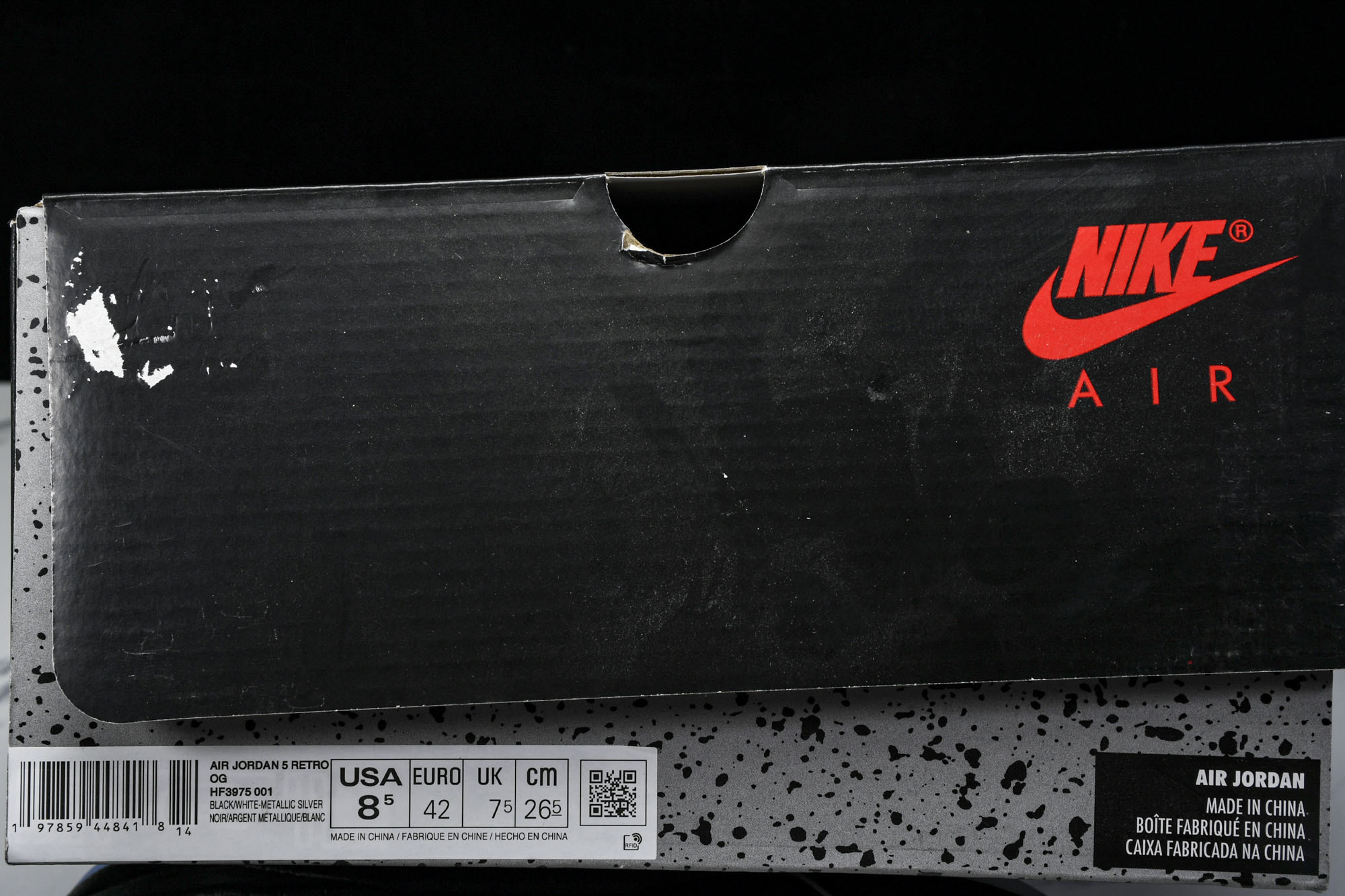 Air Jordan 5 “Black Metallic Reimagined”复刻黑银色 HF3975