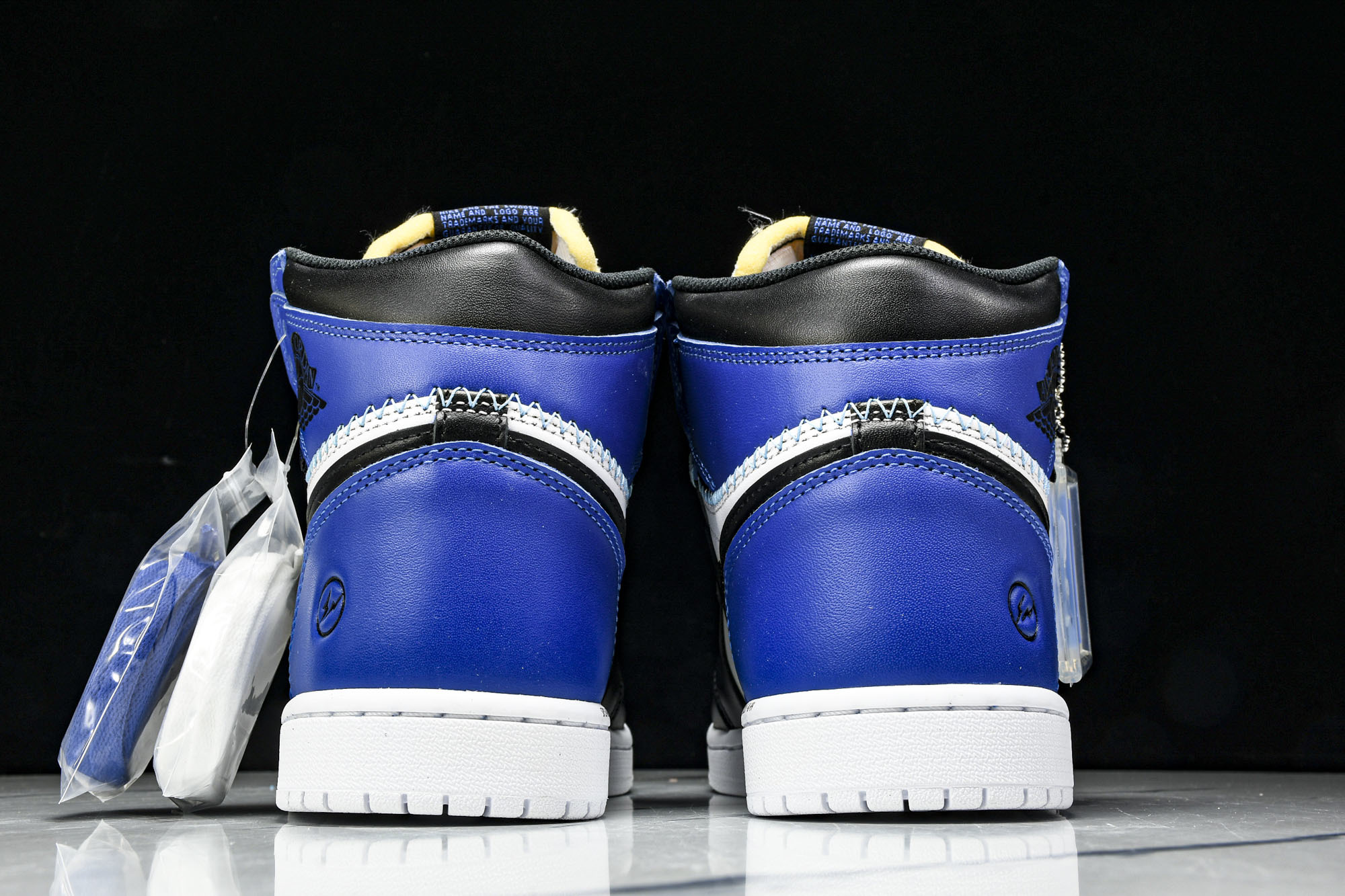 Fragment x Union x Air Jordan 1 Retro AJ1 乔1全新解构皇家蓝 