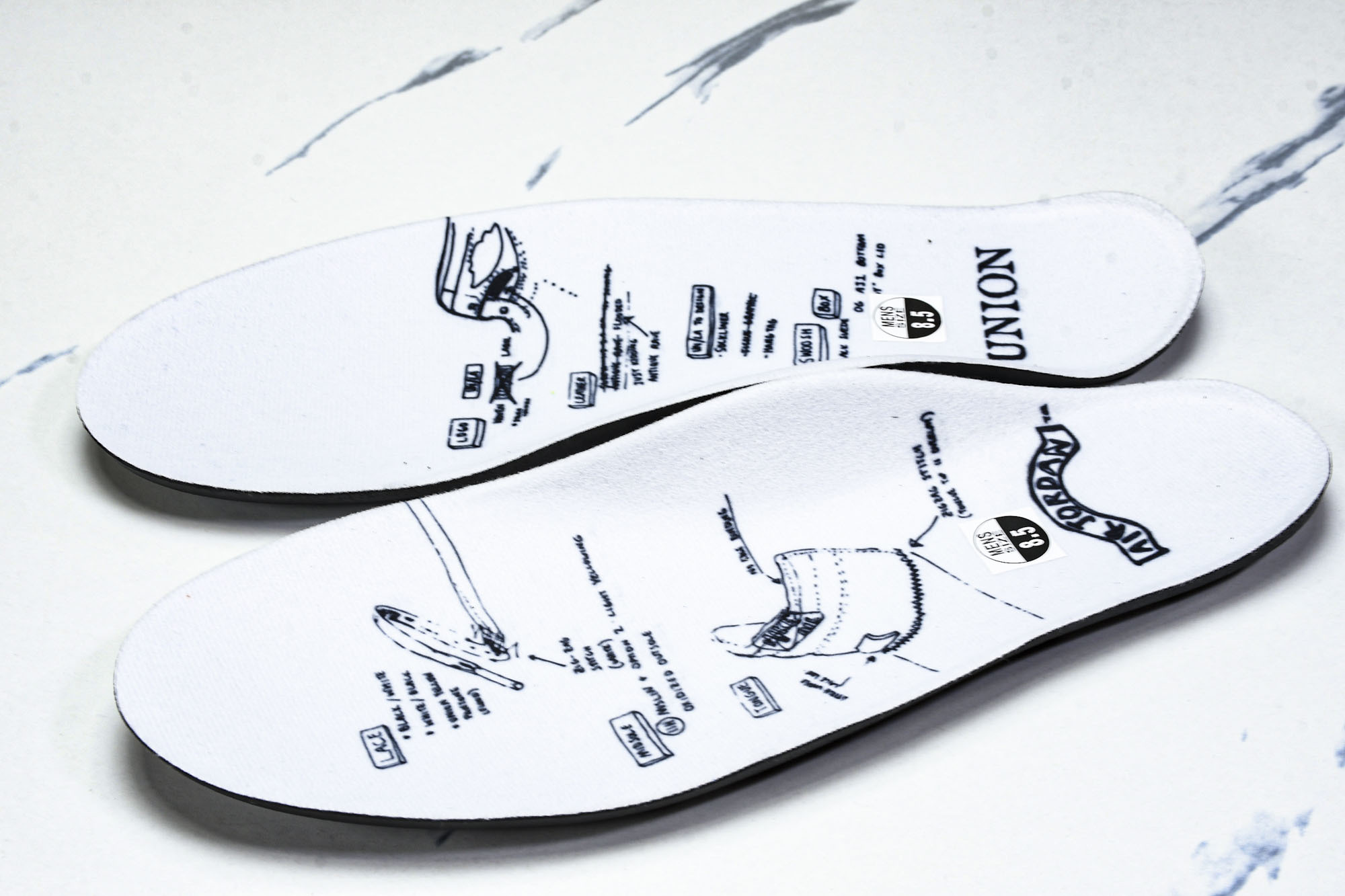 Fragment x Union x Air Jordan 1 Retro AJ1 乔1全新解构皇家蓝 