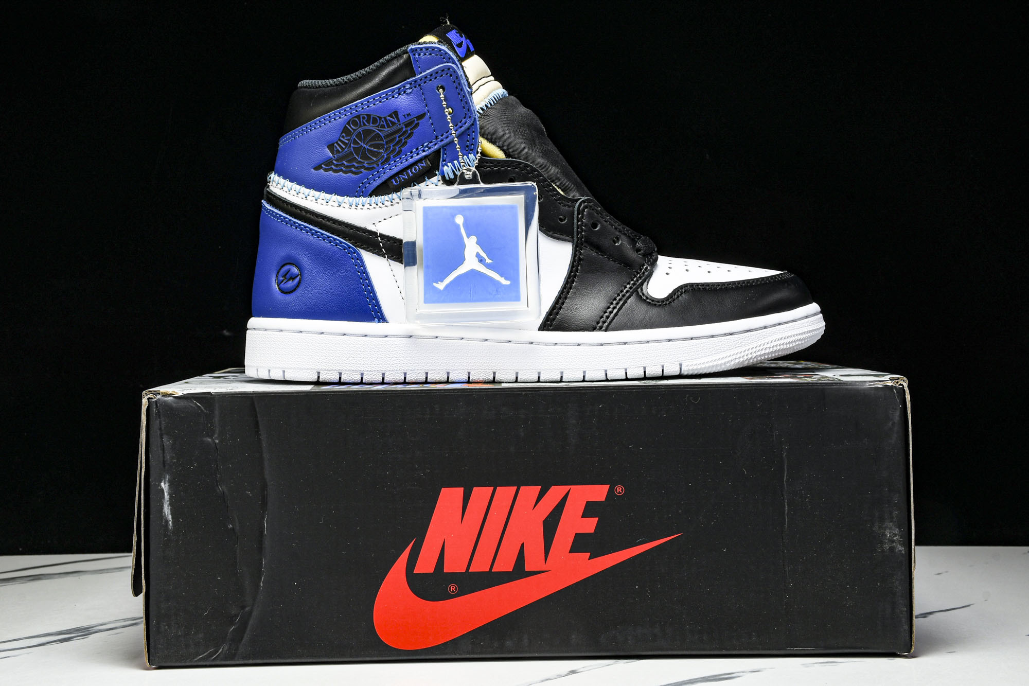 Fragment x Union x Air Jordan 1 Retro AJ1 乔1全新解构皇家蓝 