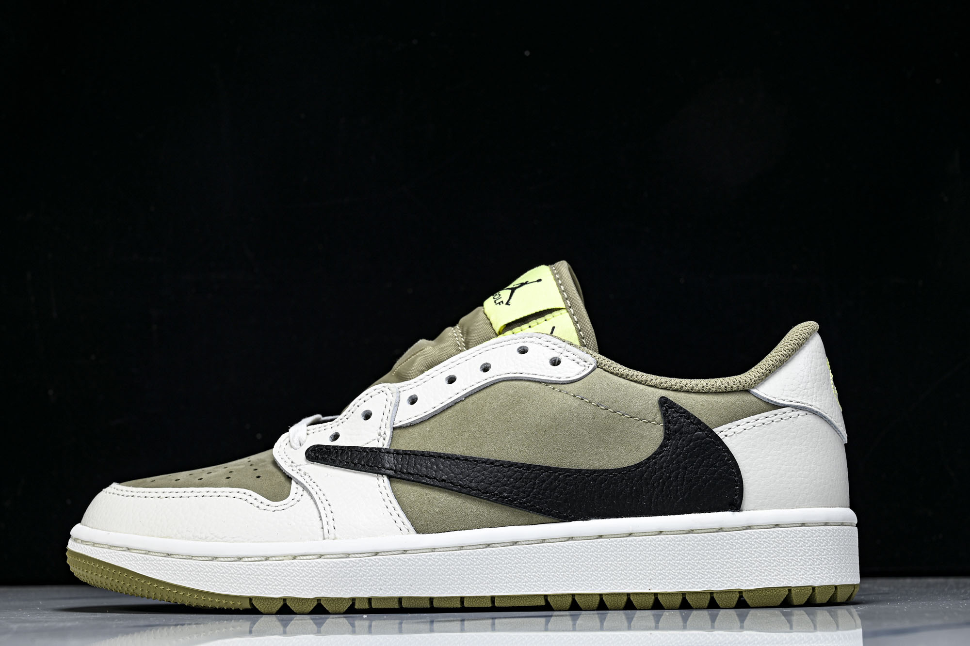 Travis Scott x Air Jordan 1 Low Golf NRG 低帮白棕 高尔夫 FZ
