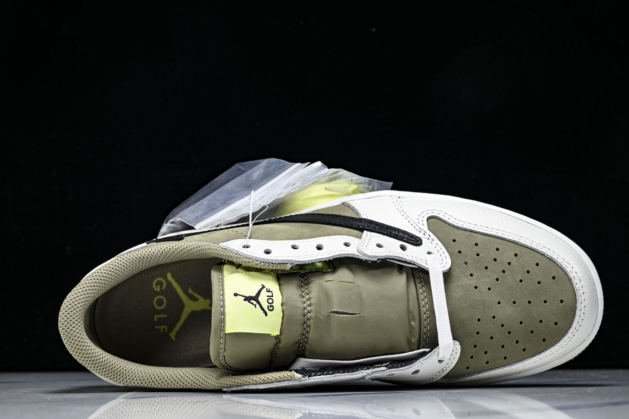 Travis Scott x Air Jordan 1 Low Golf NRG 低帮白棕 高尔夫 FZ