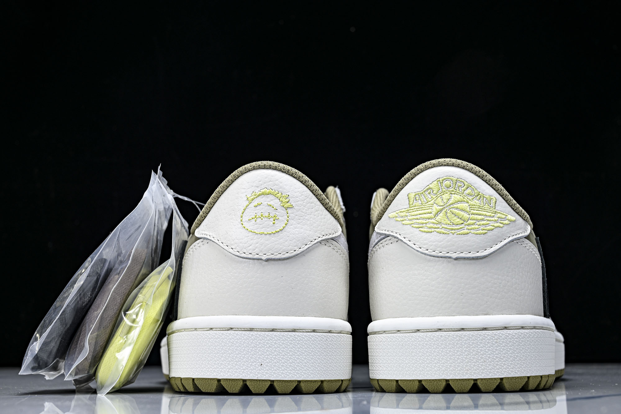 Travis Scott x Air Jordan 1 Low Golf NRG 低帮白棕 高尔夫 FZ