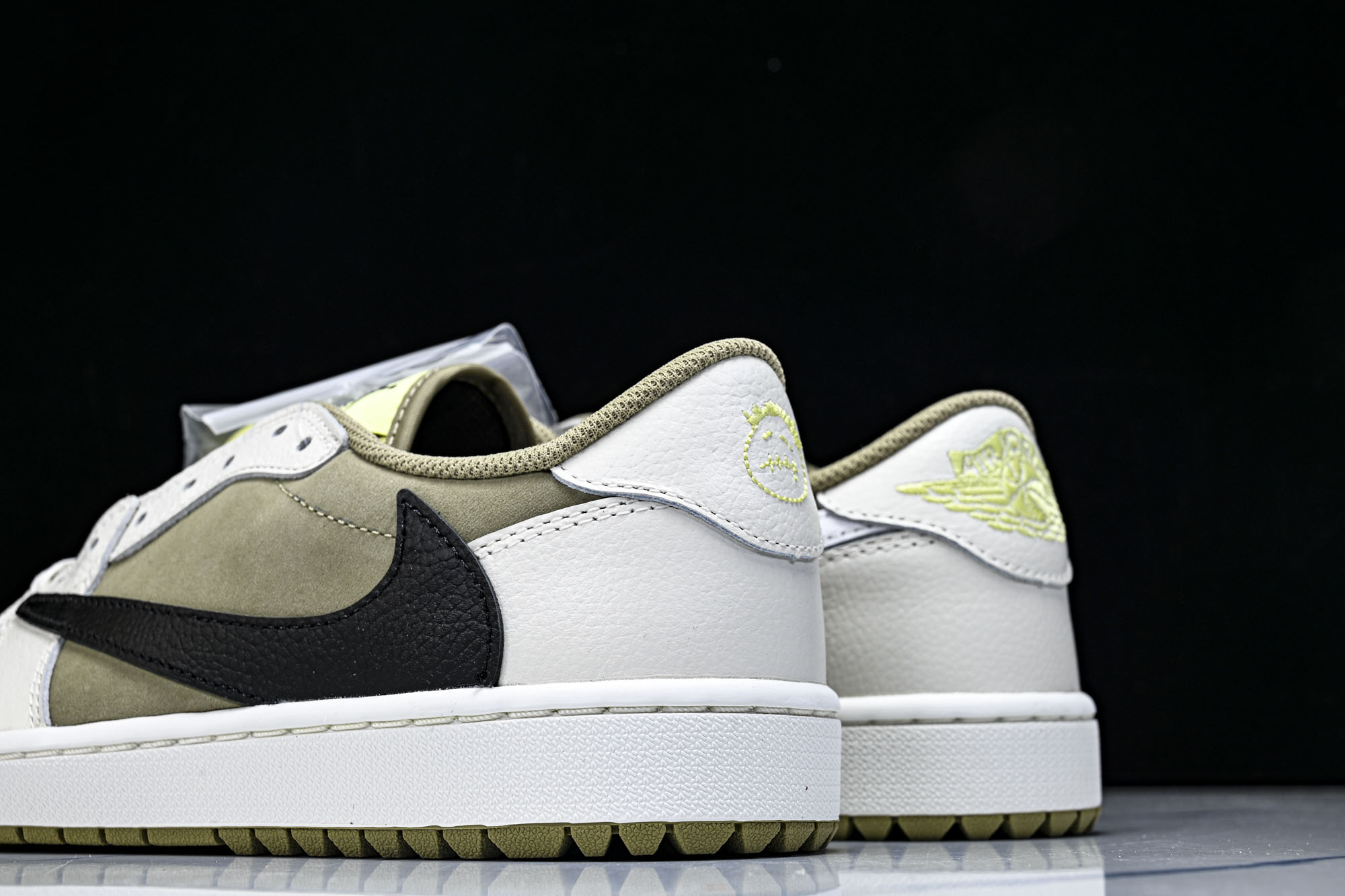 Travis Scott x Air Jordan 1 Low Golf NRG 低帮白棕 高尔夫 FZ