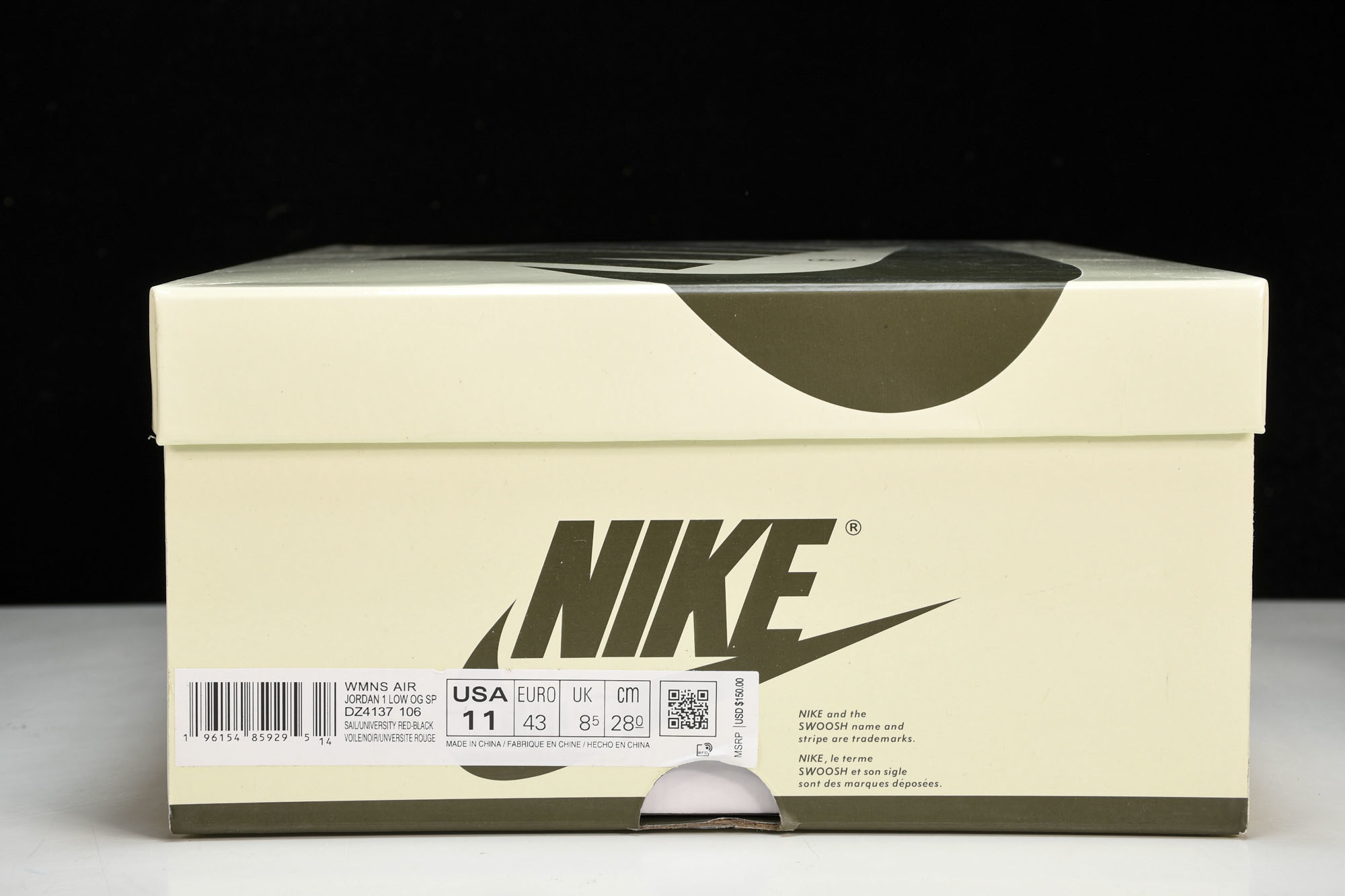 Travis Scott x Air Jordan 1 Low OG WMNS“Olive”橄榄绿 倒钩