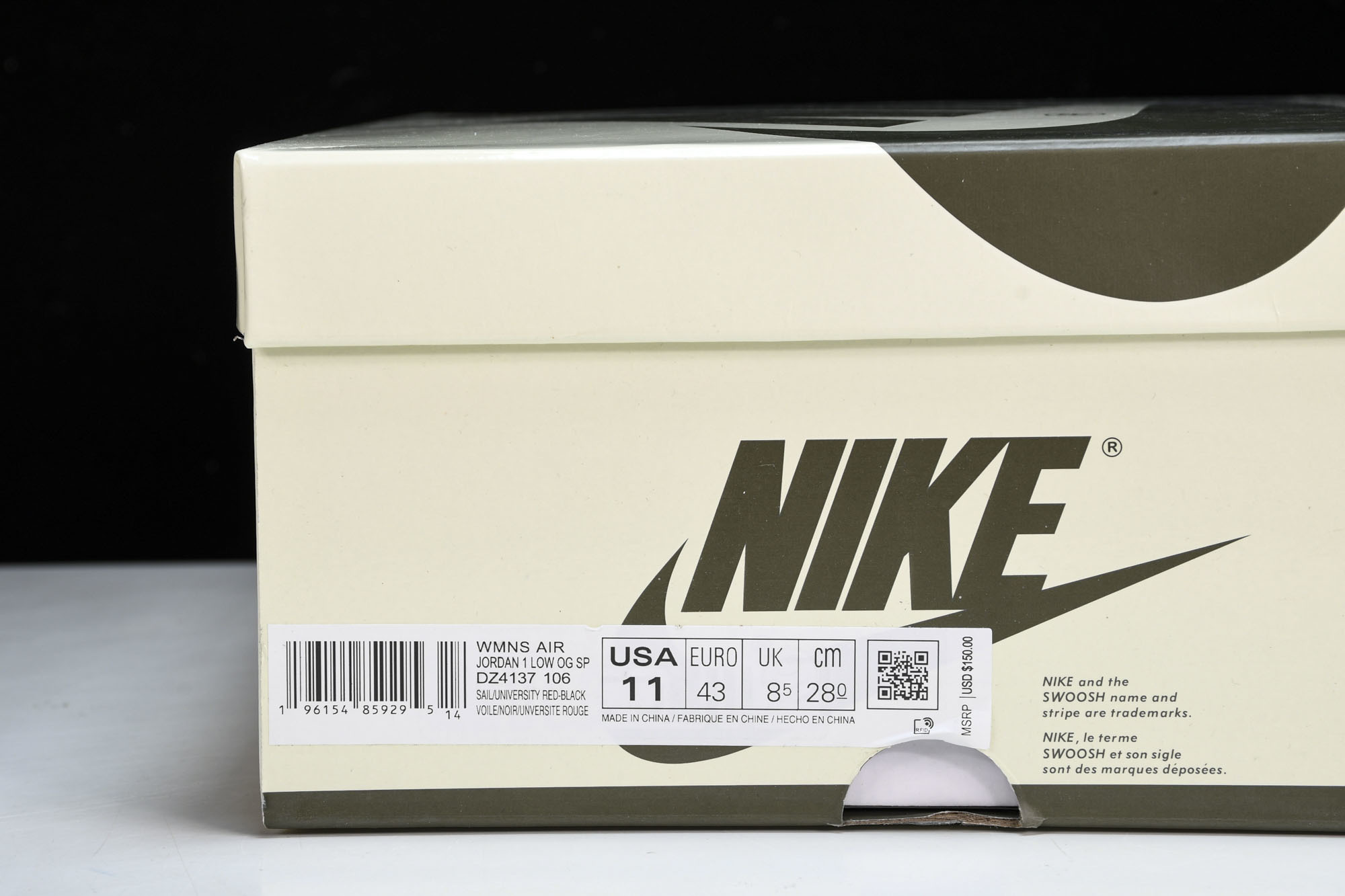 Travis Scott x Air Jordan 1 Low OG WMNS“Olive”橄榄绿 倒钩