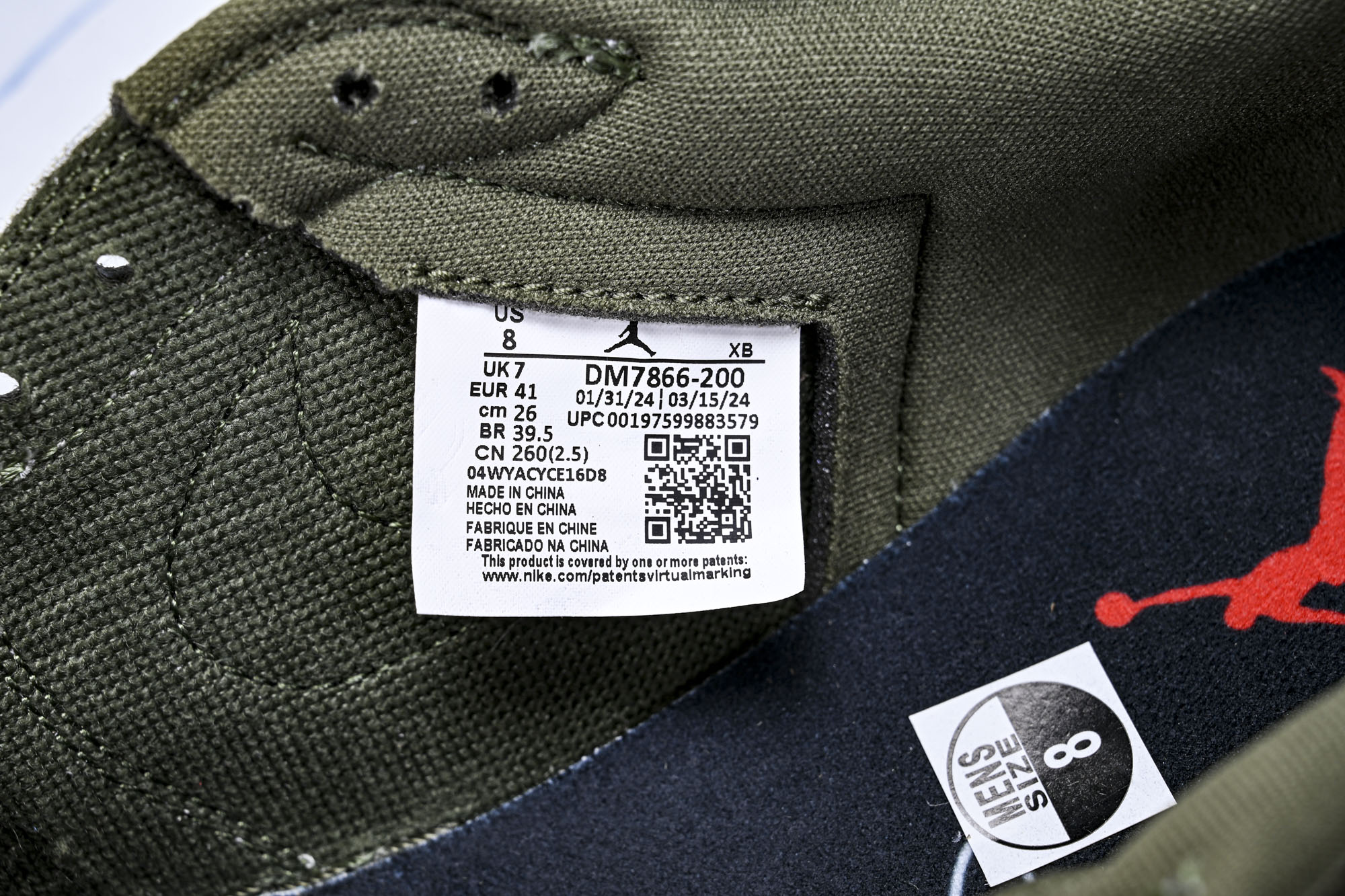 Travis Scott x Air Jordan 1 Low OG“Medium Olive”米绿 D