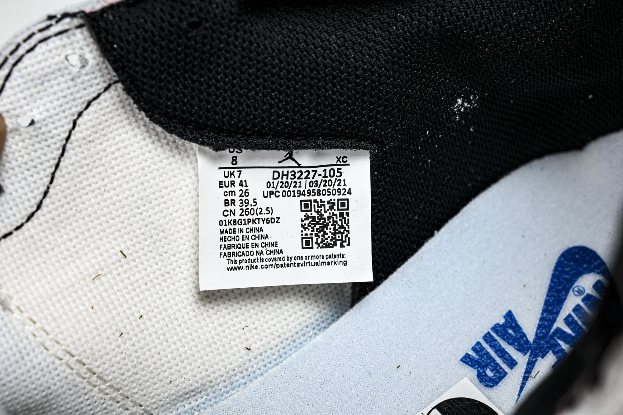 Travis Scott x Fragment x Air Jordan 1 High OG SP “M