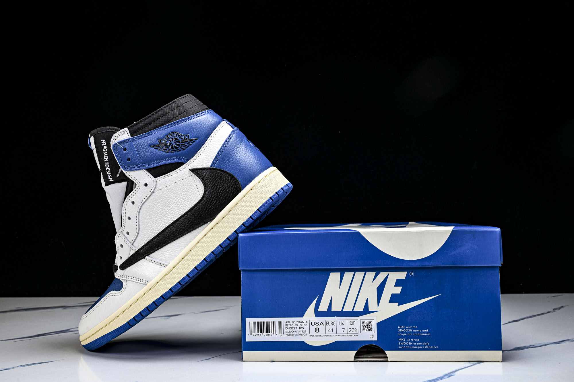 Travis Scott x Fragment x Air Jordan 1 High OG SP “M