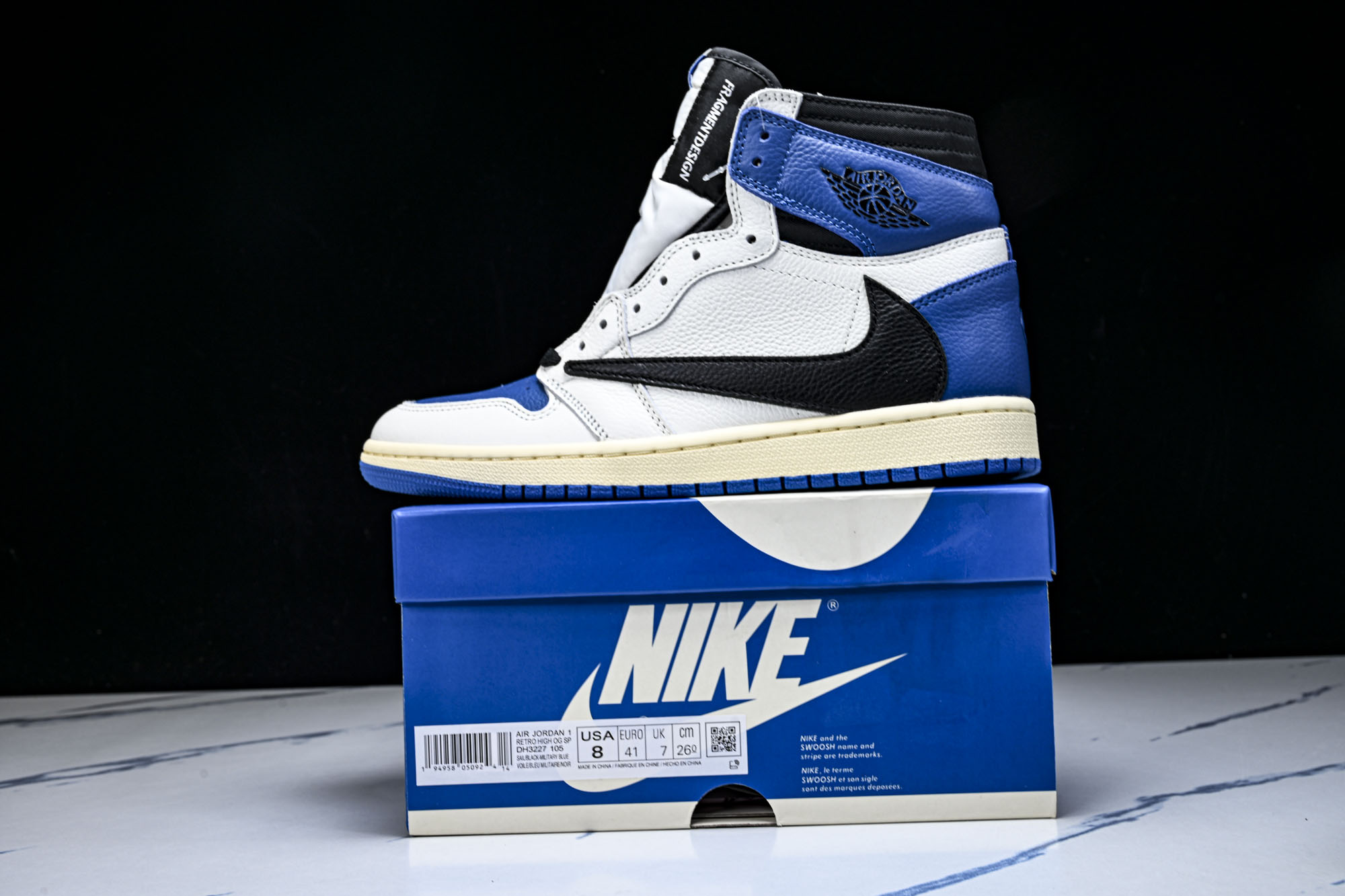 Travis Scott x Fragment x Air Jordan 1 High OG SP “M