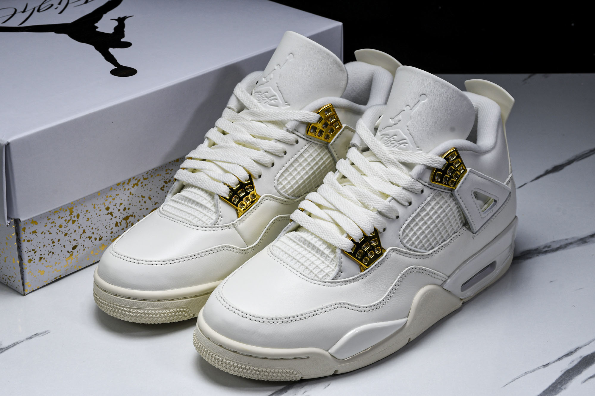 WMNS Air Jordan4 Retro 奶白色 AQ9129-170 #YZ015大厂出品原楦原纸