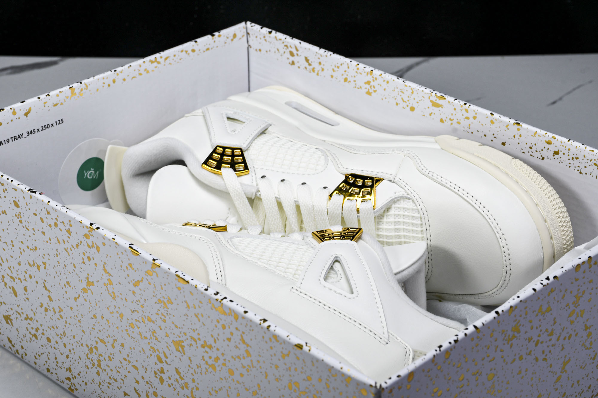 WMNS Air Jordan4 Retro 奶白色 AQ9129-170 #YZ015大厂出品原楦原纸