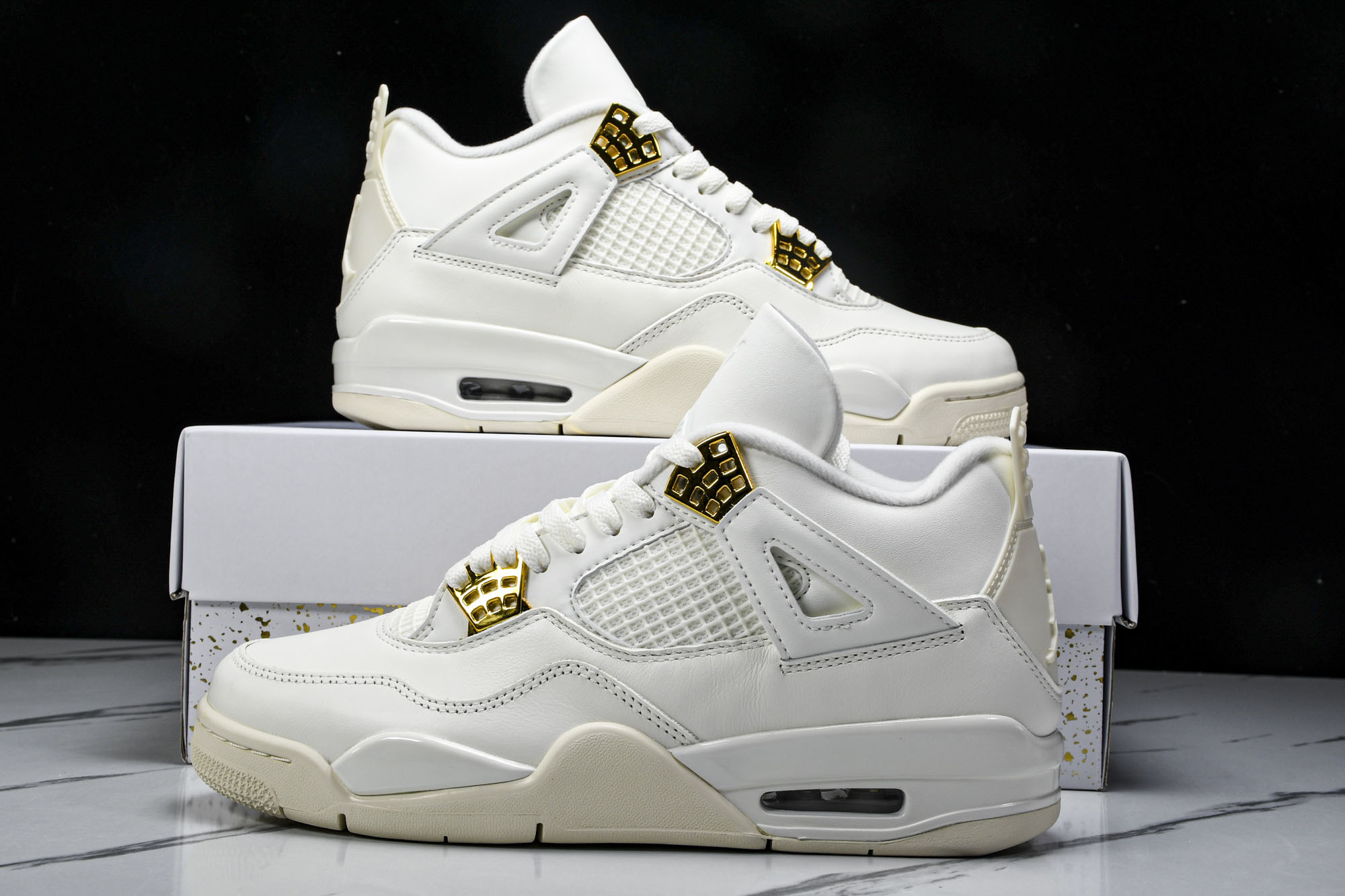 WMNS Air Jordan4 Retro 奶白色 AQ9129-170 #YZ015大厂出品原楦原纸