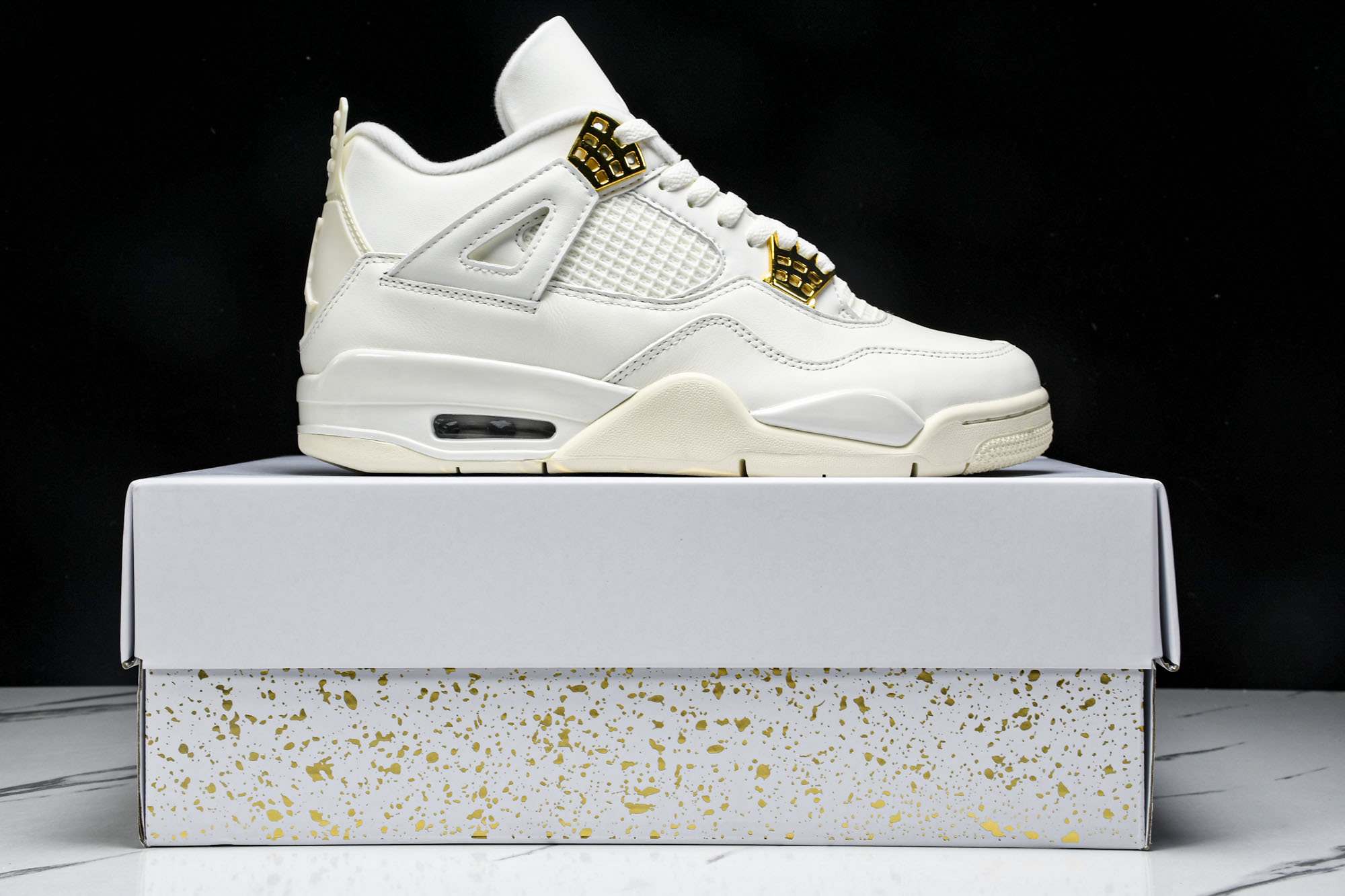 WMNS Air Jordan4 Retro 奶白色 AQ9129-170 #YZ015大厂出品原楦原纸