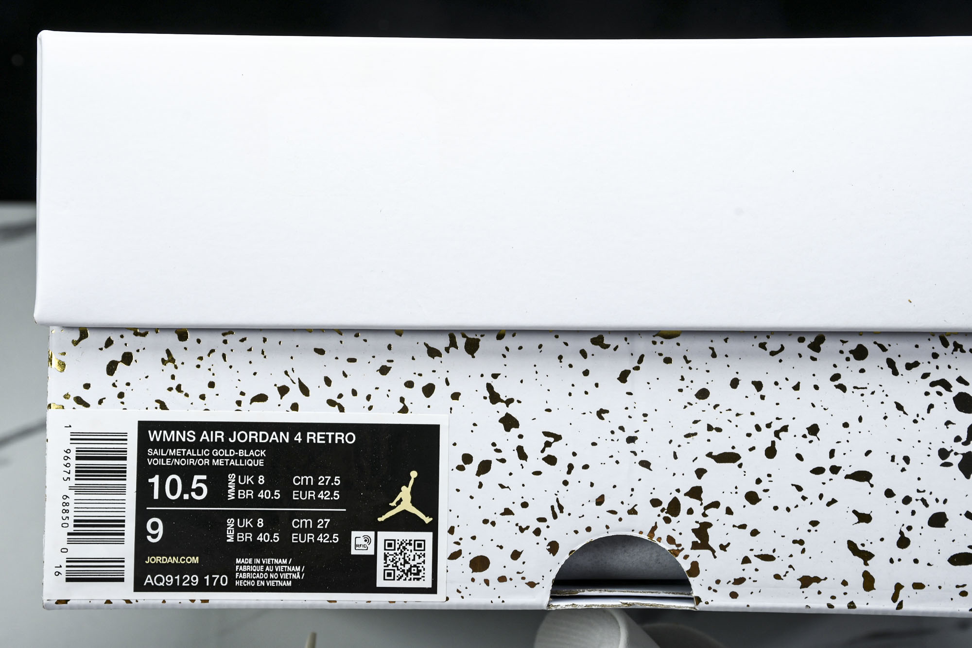 WMNS Air Jordan4 Retro 奶白色 AQ9129-170 #YZ015大厂出品原楦原纸
