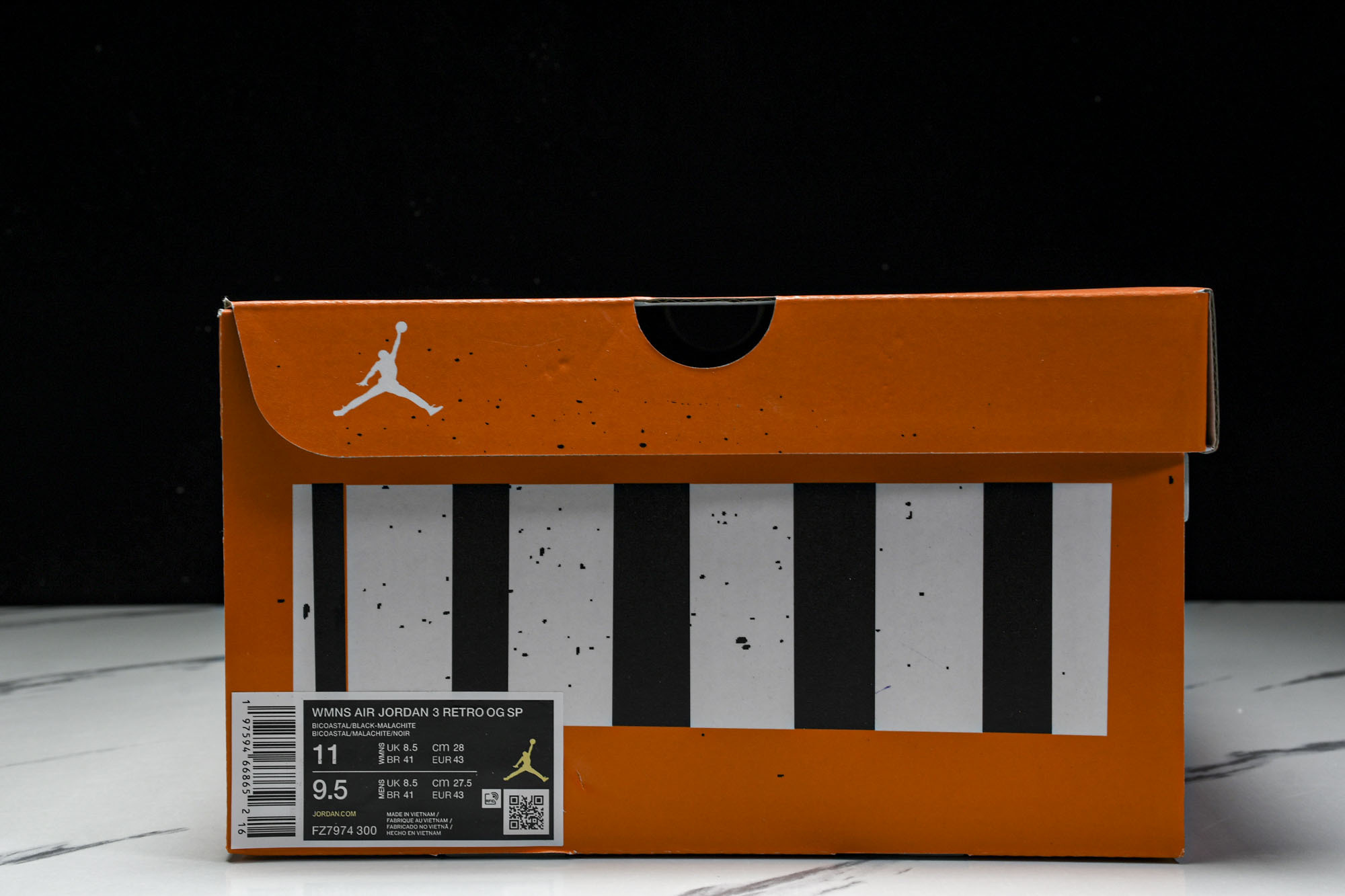 WMNS AIR JORDAN 3 RETRO OG SP 纽约艺术家联名 FZ7974-300 #YZ