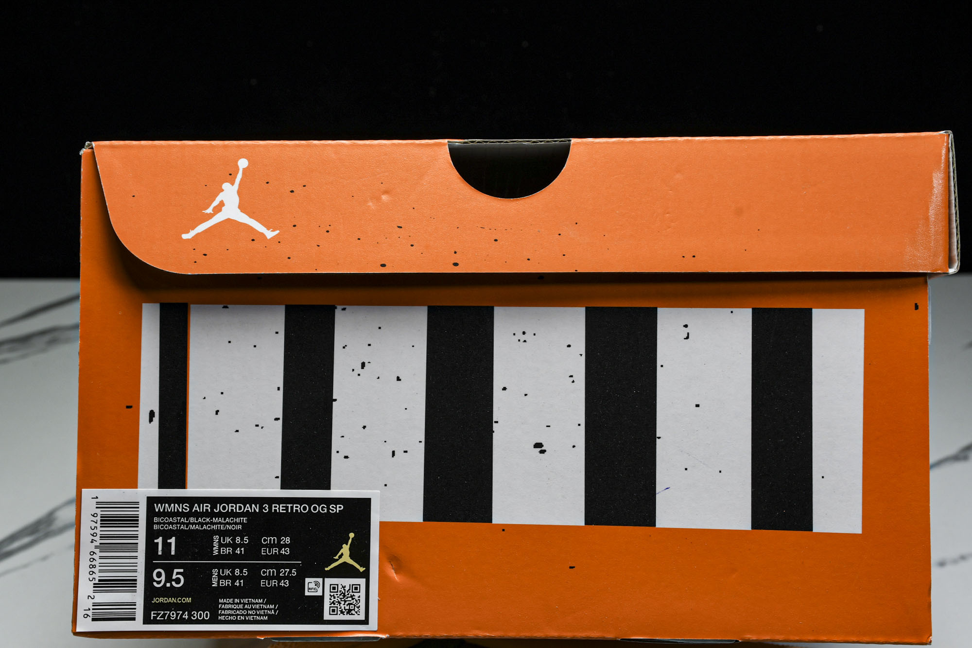 WMNS AIR JORDAN 3 RETRO OG SP 纽约艺术家联名 FZ7974-300 #YZ