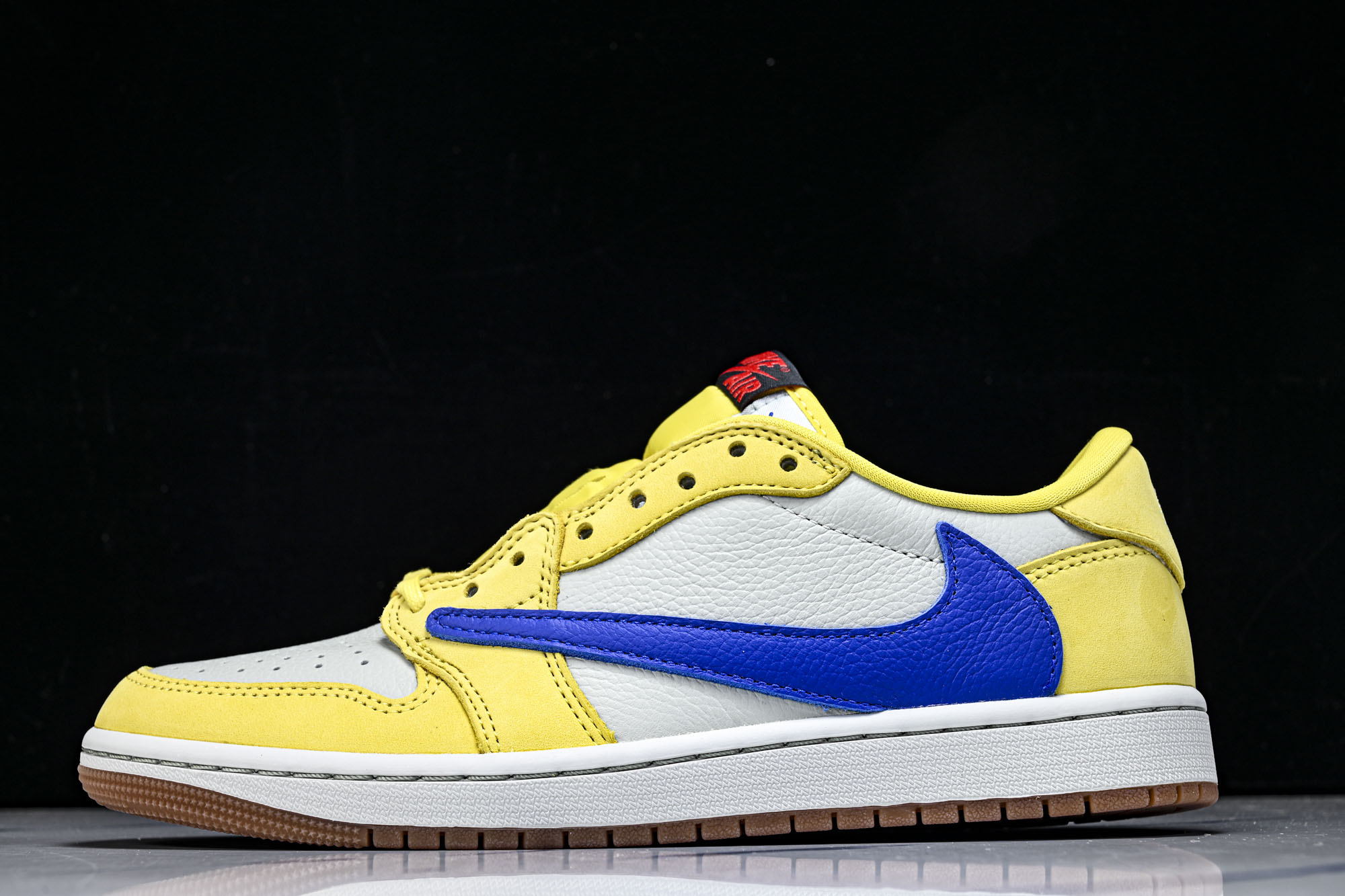 WMNS Travis Scott x Air Jordan AJ 1 Low“Canary”金丝雀 淡