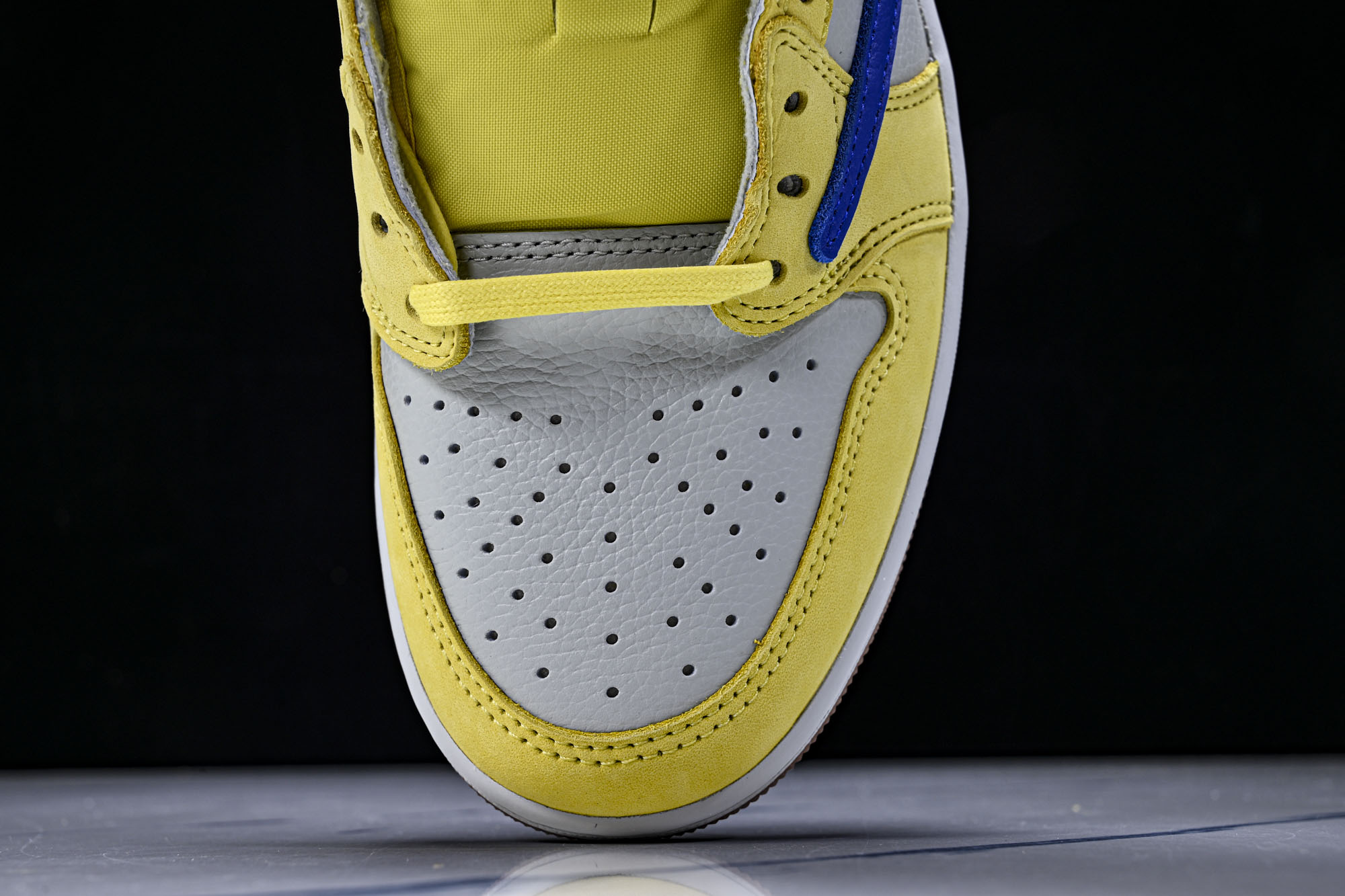 WMNS Travis Scott x Air Jordan AJ 1 Low“Canary”金丝雀 淡