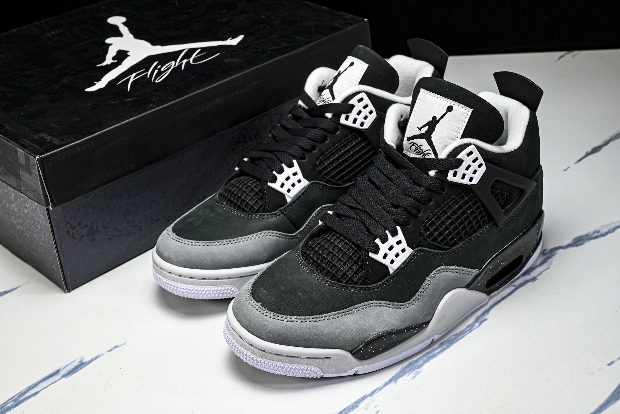 Air Jordan 4 _Fear_ AJ4 乔4恐惧套装 复刻篮球鞋 FQ8138-002 #YZ0