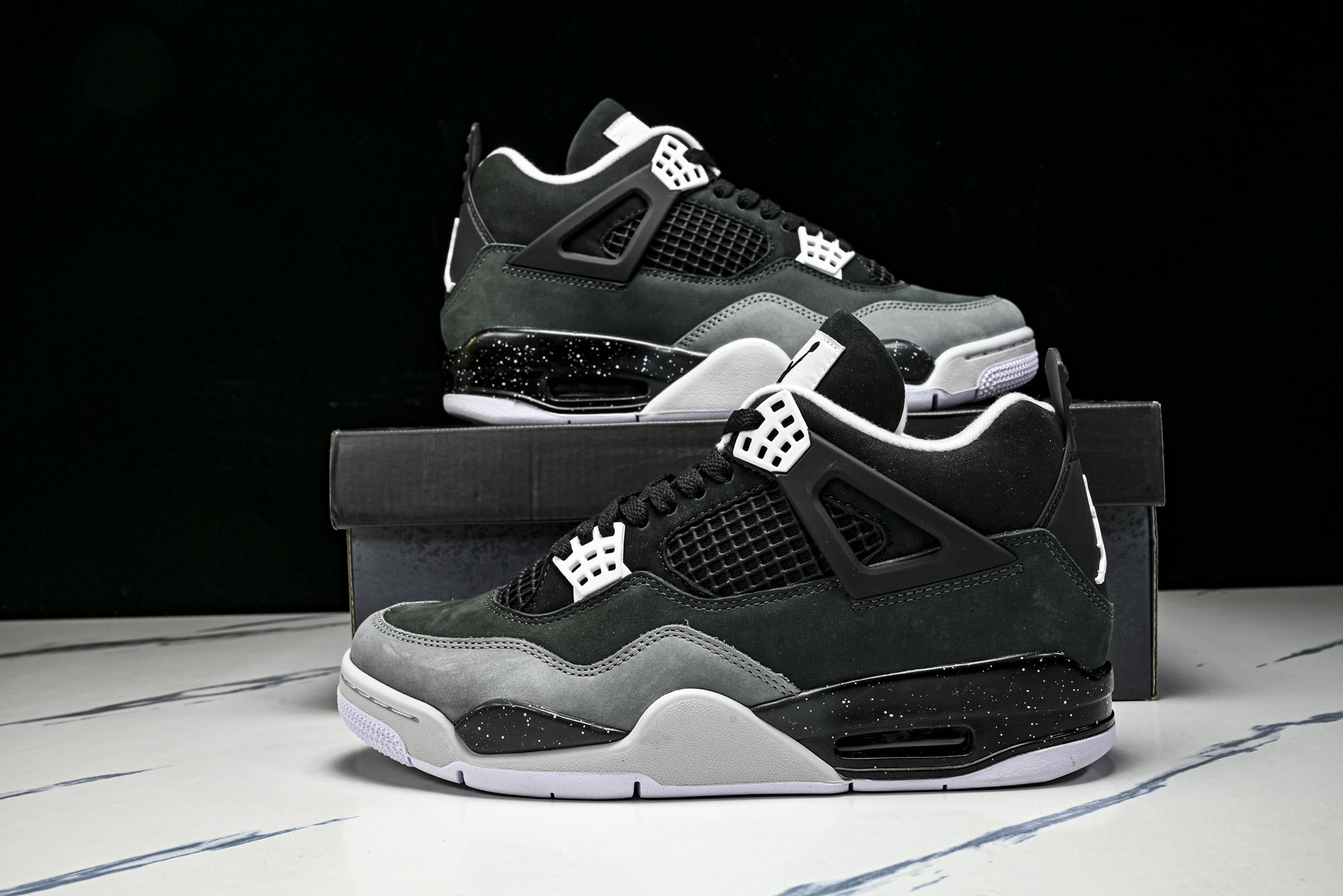 Air Jordan 4 _Fear_ AJ4 乔4恐惧套装 复刻篮球鞋 FQ8138-002 #YZ0