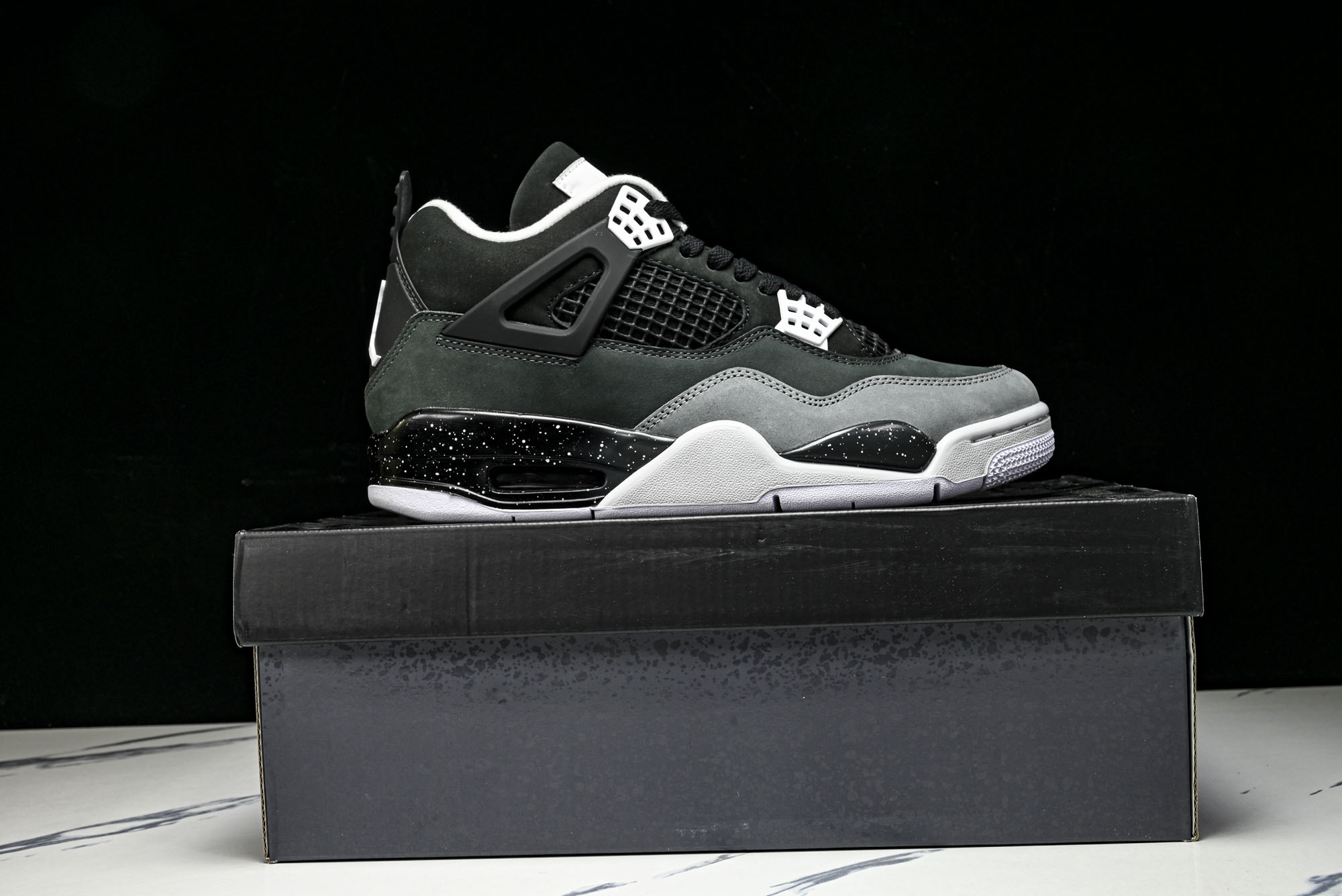 Air Jordan 4 _Fear_ AJ4 乔4恐惧套装 复刻篮球鞋 FQ8138-002 #YZ0