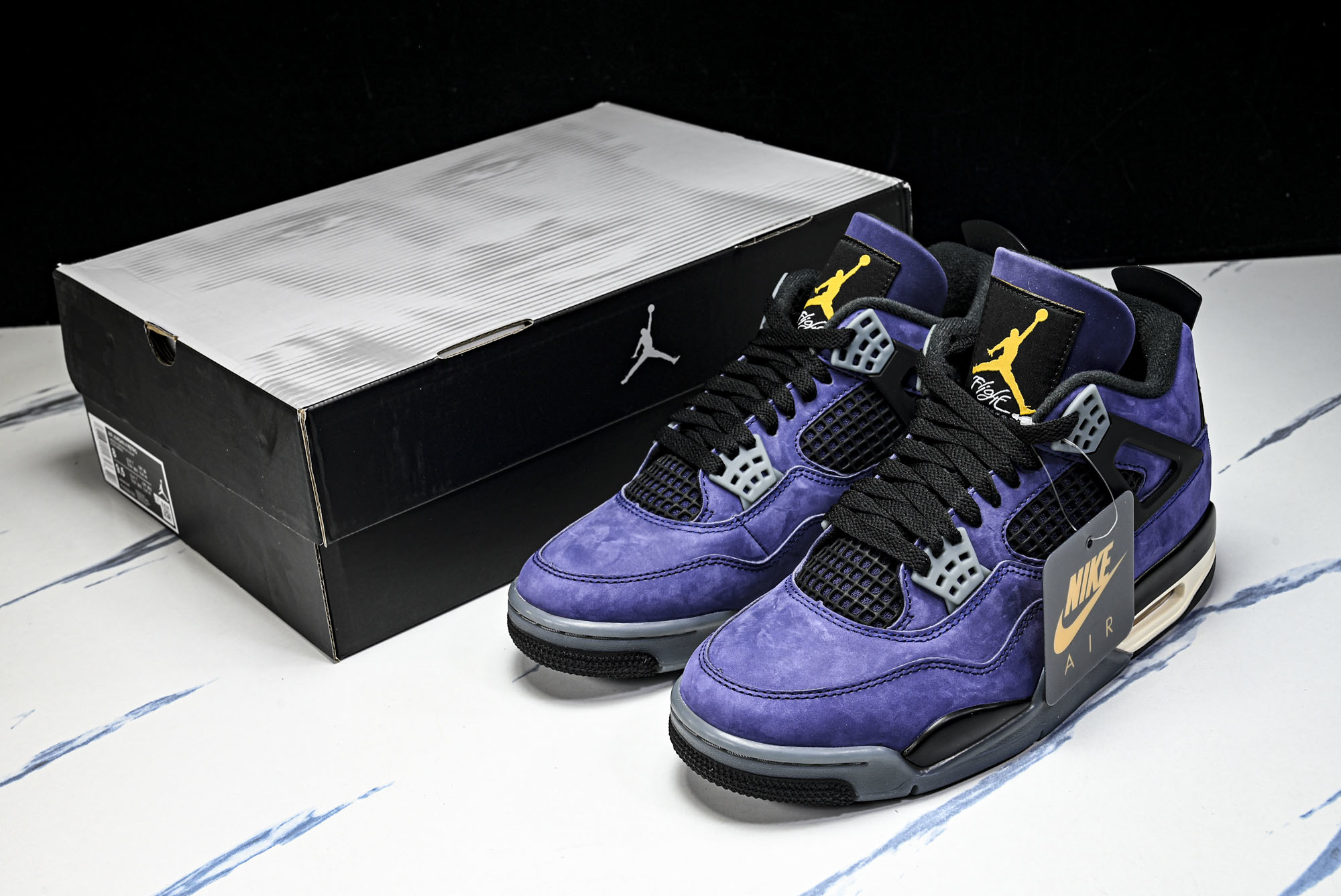 Air Jordan 4 Retro _Lakers_ AJ4 乔4湖人紫金 FV5029-500 #Y