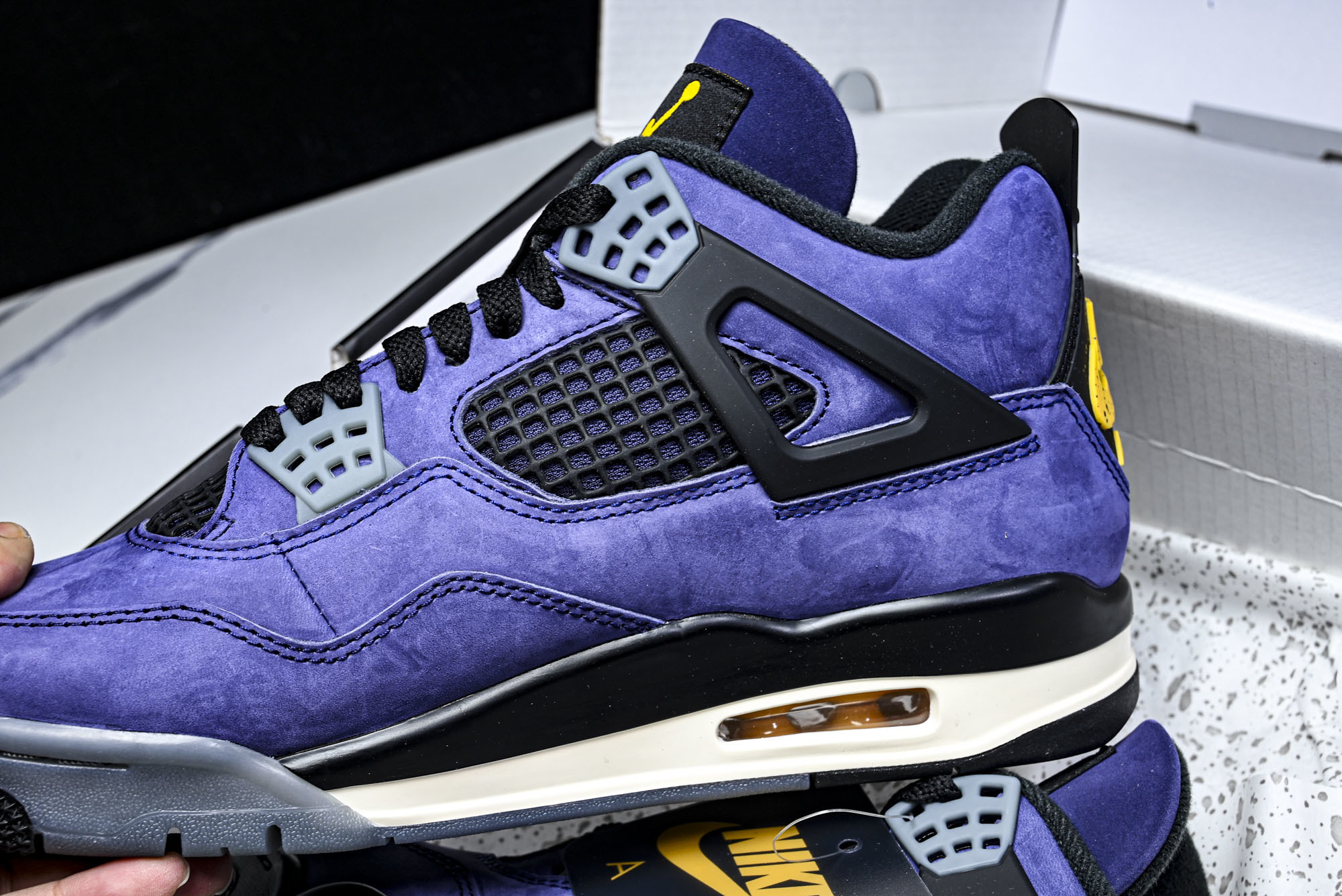 Air Jordan 4 Retro _Lakers_ AJ4 乔4湖人紫金 FV5029-500 #Y