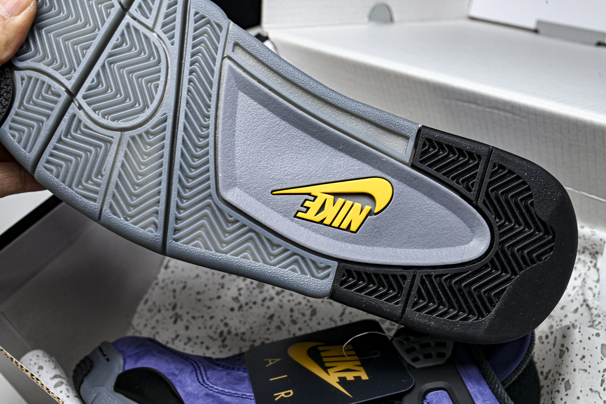 Air Jordan 4 Retro _Lakers_ AJ4 乔4湖人紫金 FV5029-500 #Y