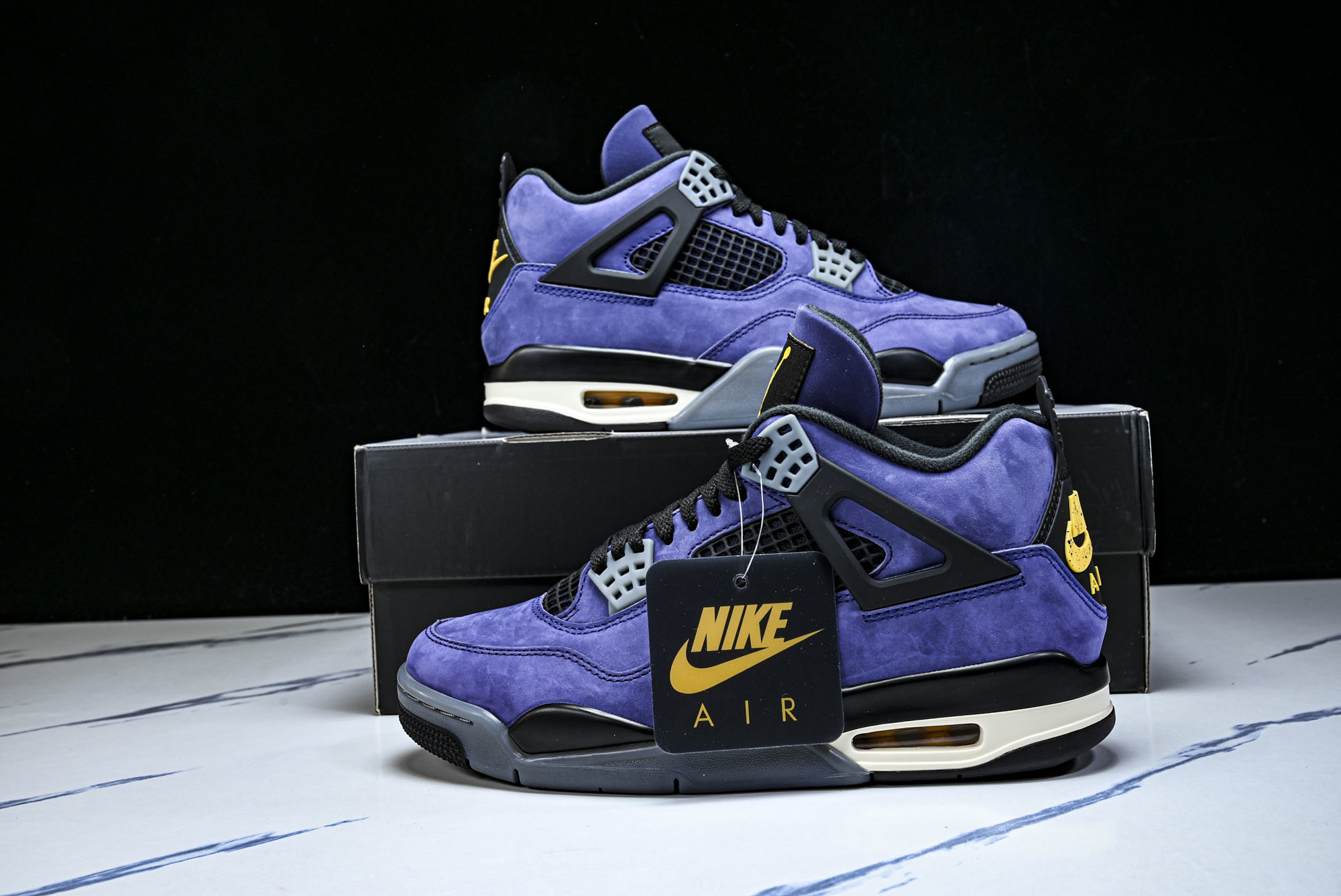 Air Jordan 4 Retro _Lakers_ AJ4 乔4湖人紫金 FV5029-500 #Y