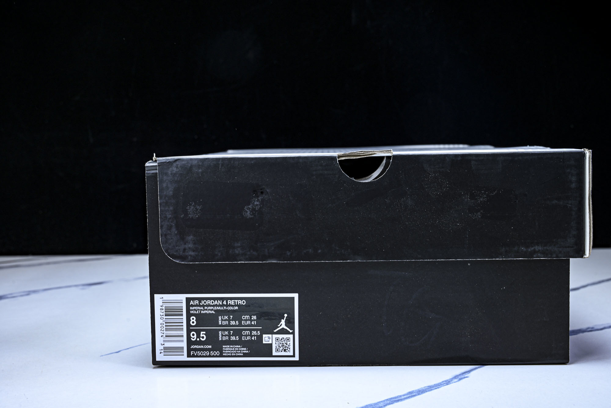 Air Jordan 4 Retro _Lakers_ AJ4 乔4湖人紫金 FV5029-500 #Y