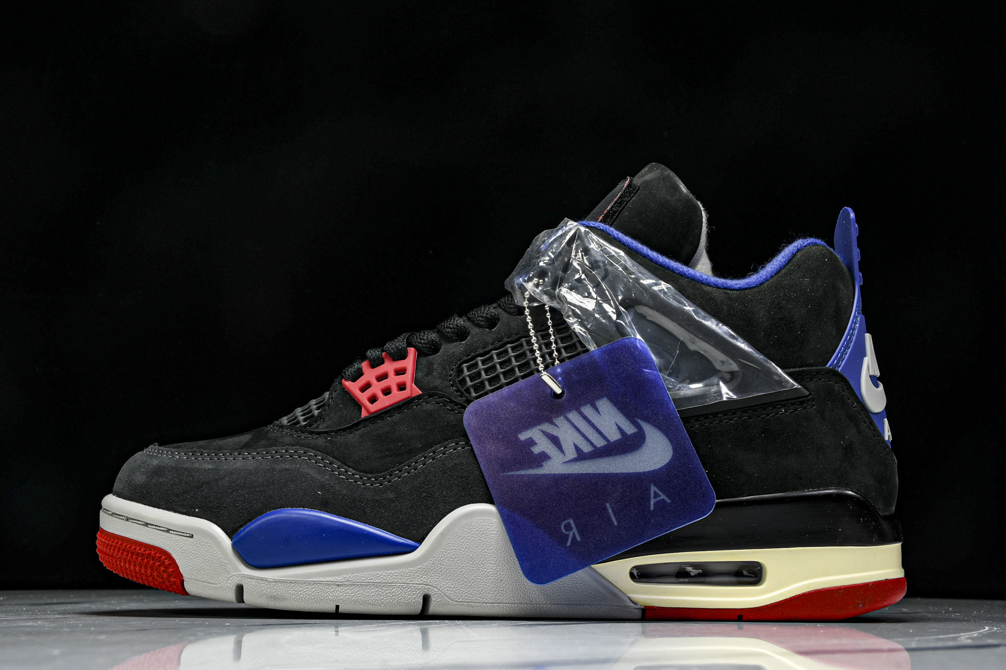 Air Jordan 4 Retro _Lase_ AJ4 乔4黑灰蓝配色 FV5029-003 #YZ